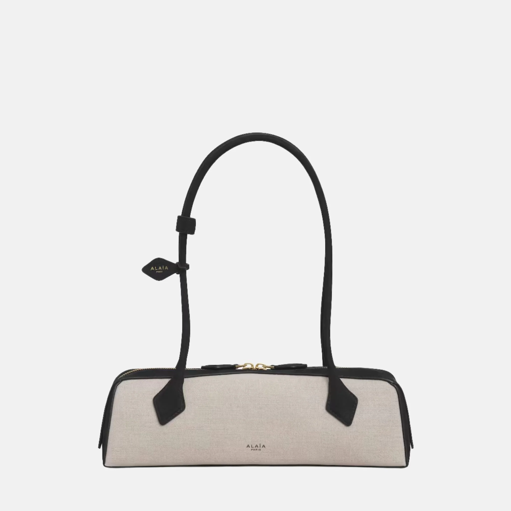 Le Teckel Medium Canvas and Nubuck Bag