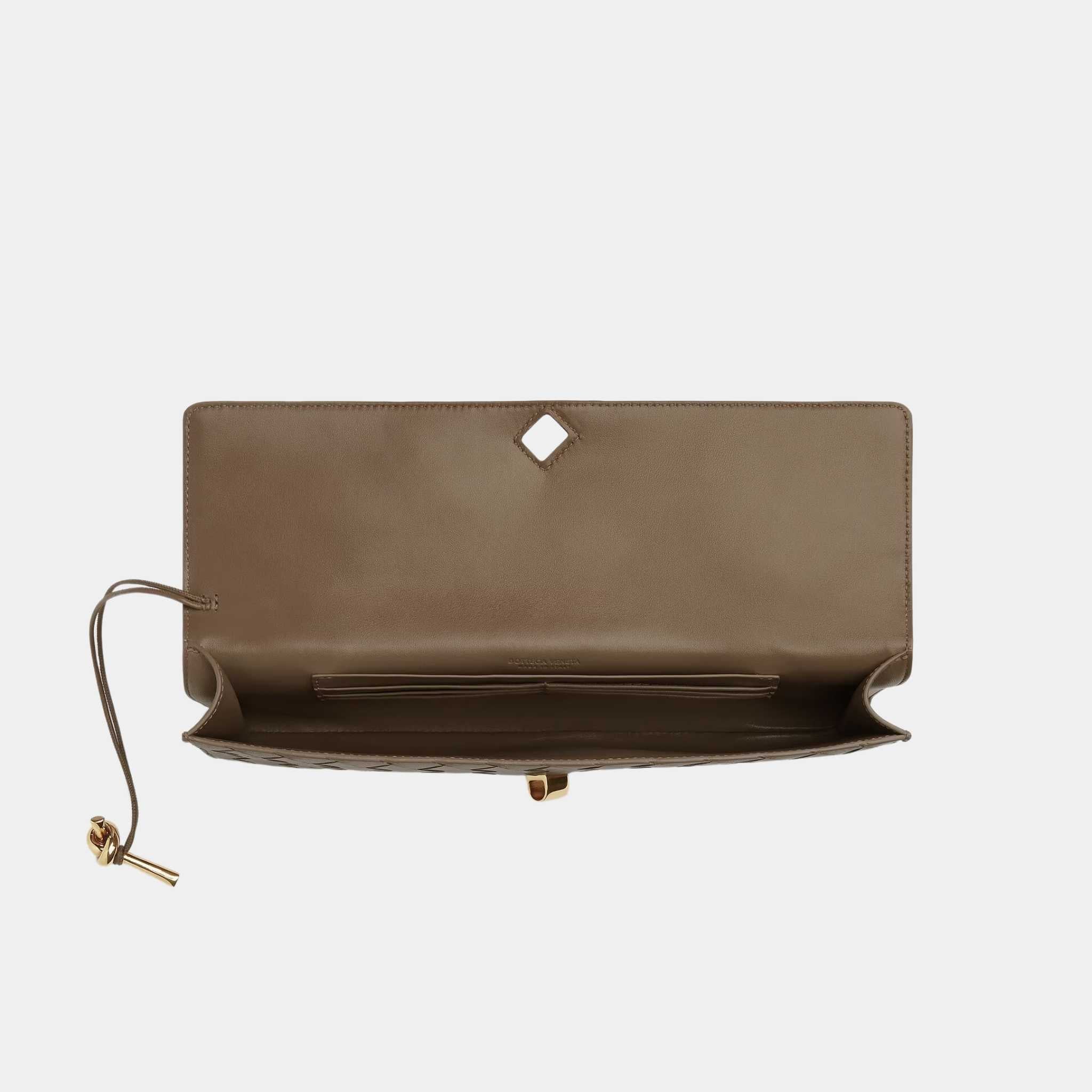 Andiamo Top Handle Clutch Intrecciato Leather - Image 20