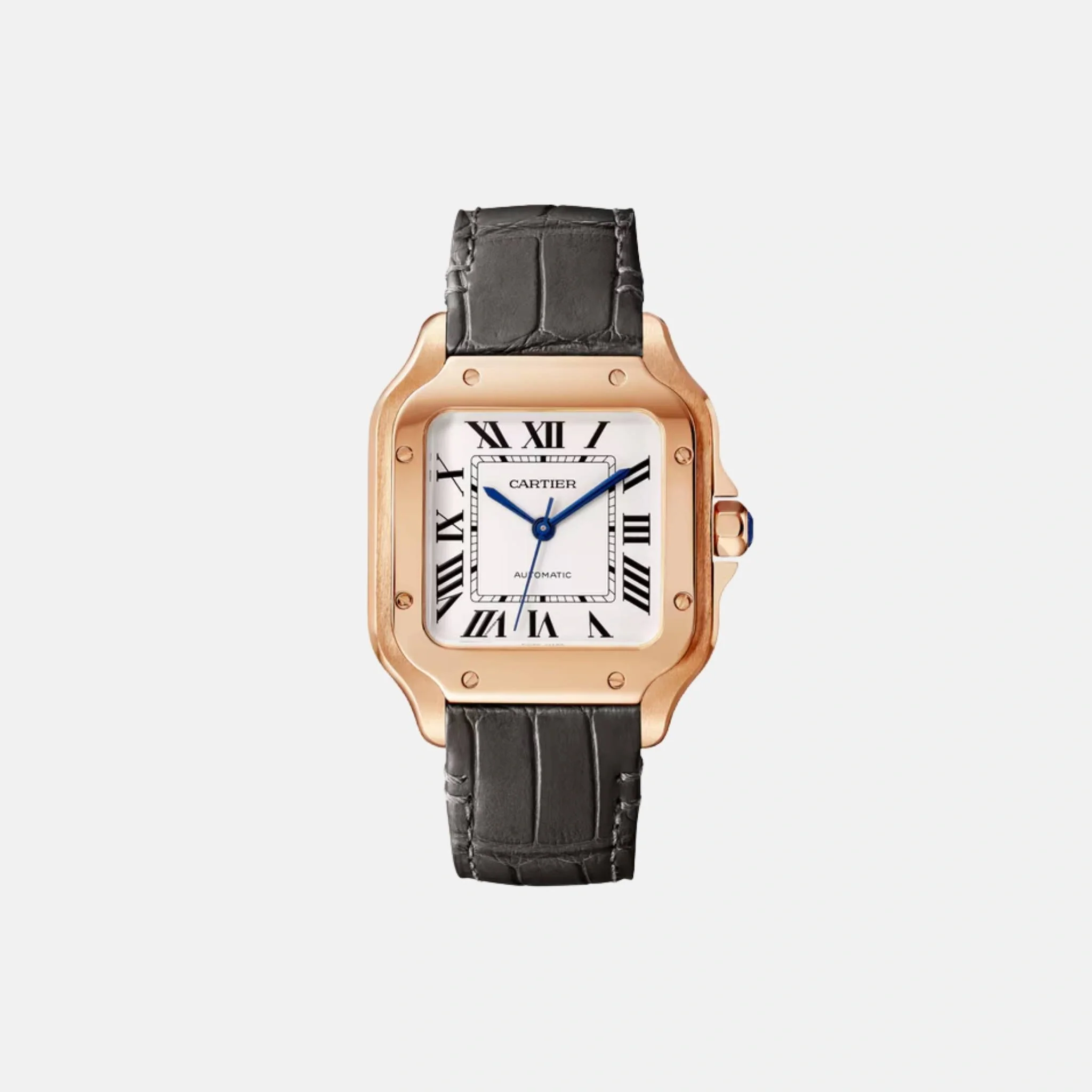 Santos Medium Model 18K Rose Gold Automatic WGSA0028