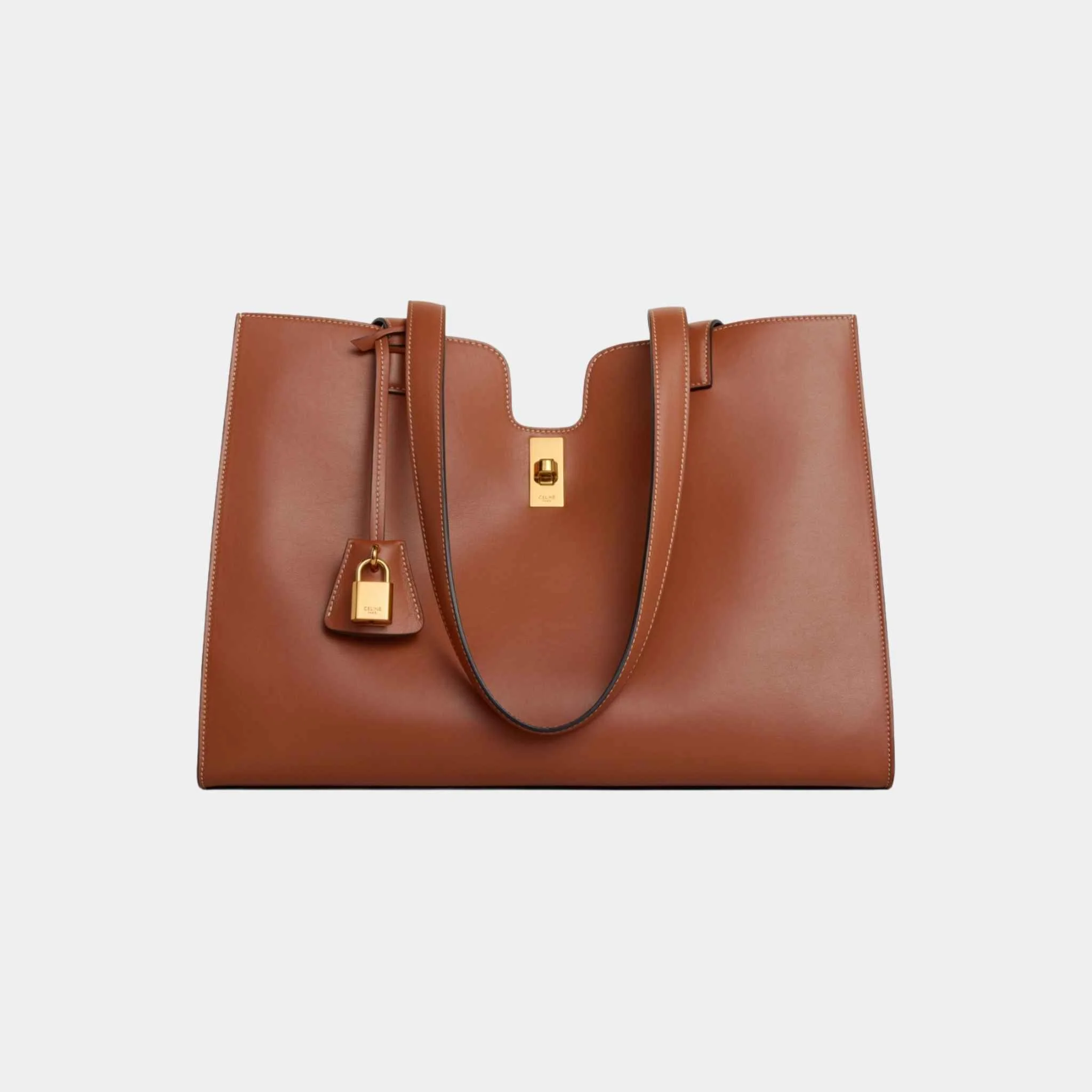 Cabas 16 Soft In Smooth Calfskin Handbag - Image 3