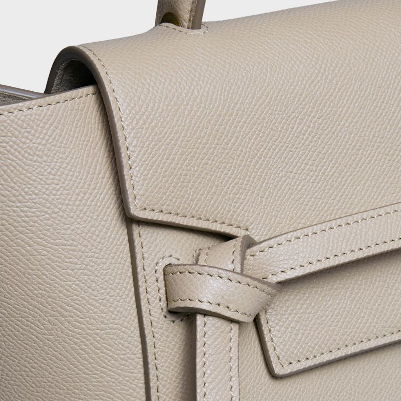 Micro Belt Bag In Grained Calfskin Handbag - Image 3