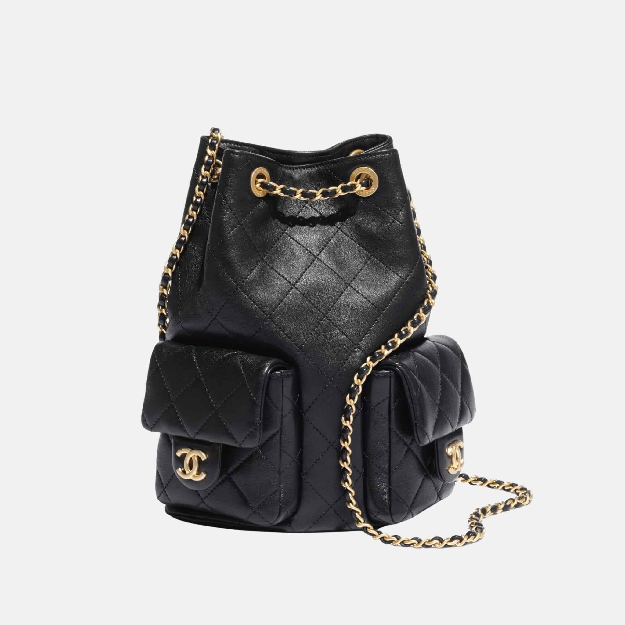 Backpack Cruise 2024/25 In Shiny Lambskin And Gold Tone Metal - Image 4