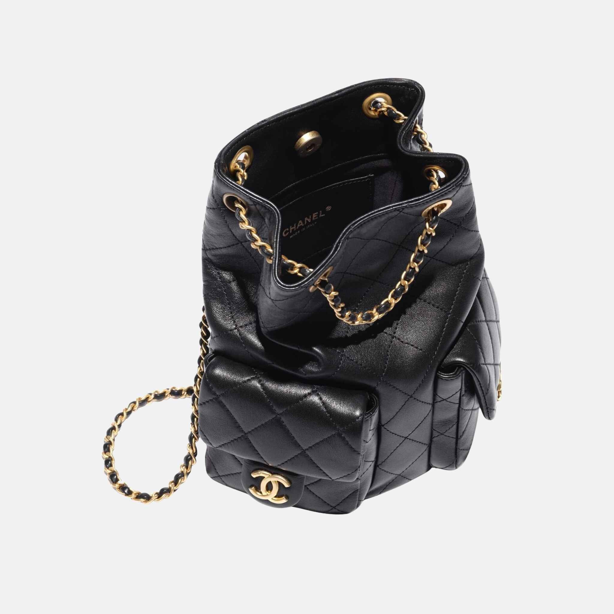 Backpack Cruise 2024/25 In Shiny Lambskin And Gold Tone Metal - Image 5