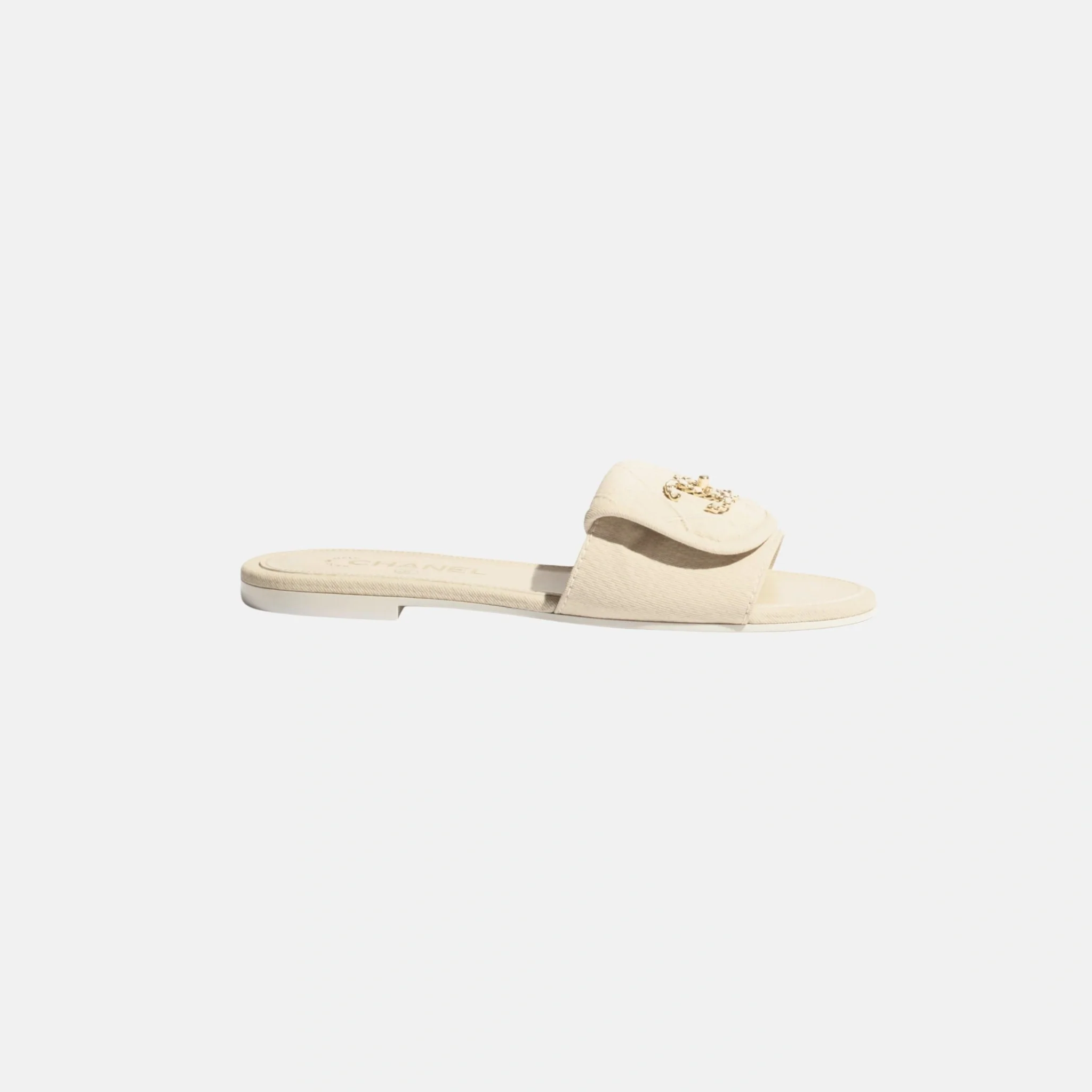 Flat Mules in Cotton