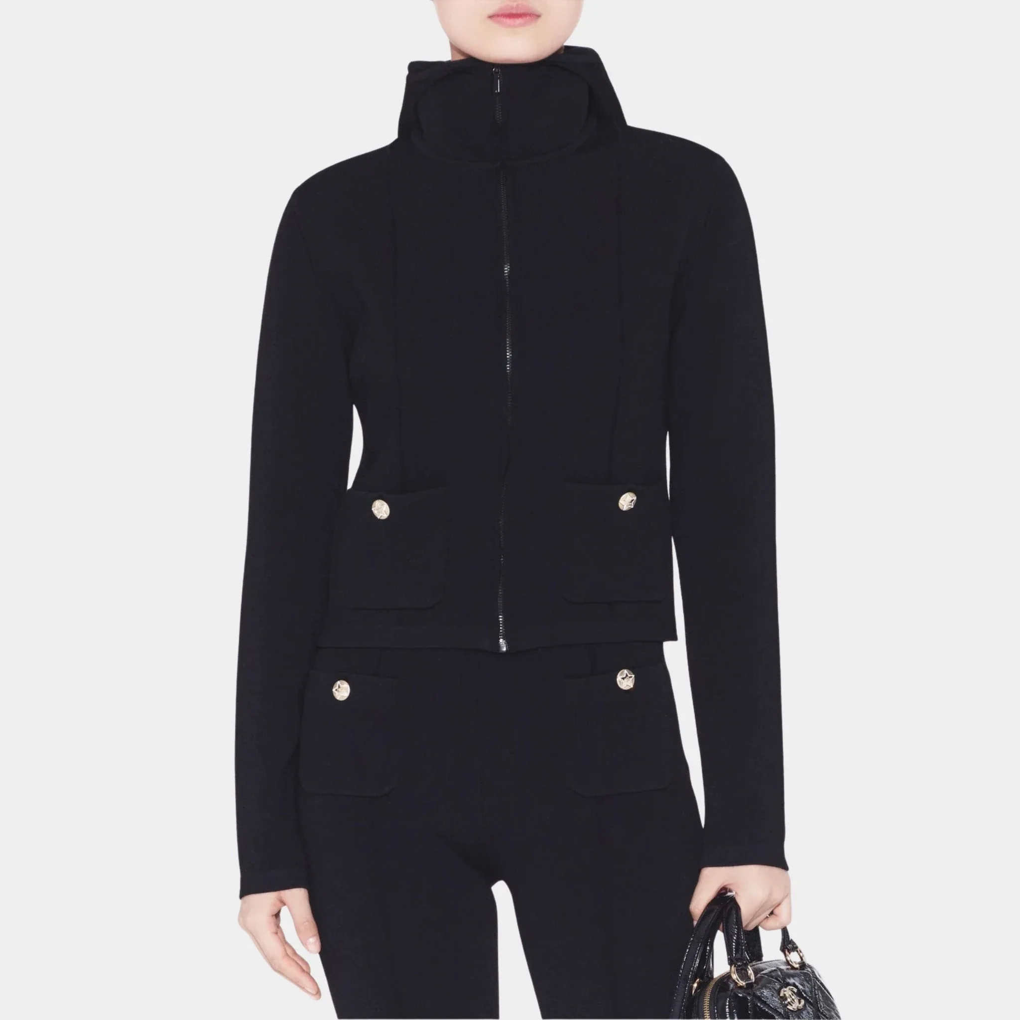 Jacket Wool & Mixed Fibres  Black