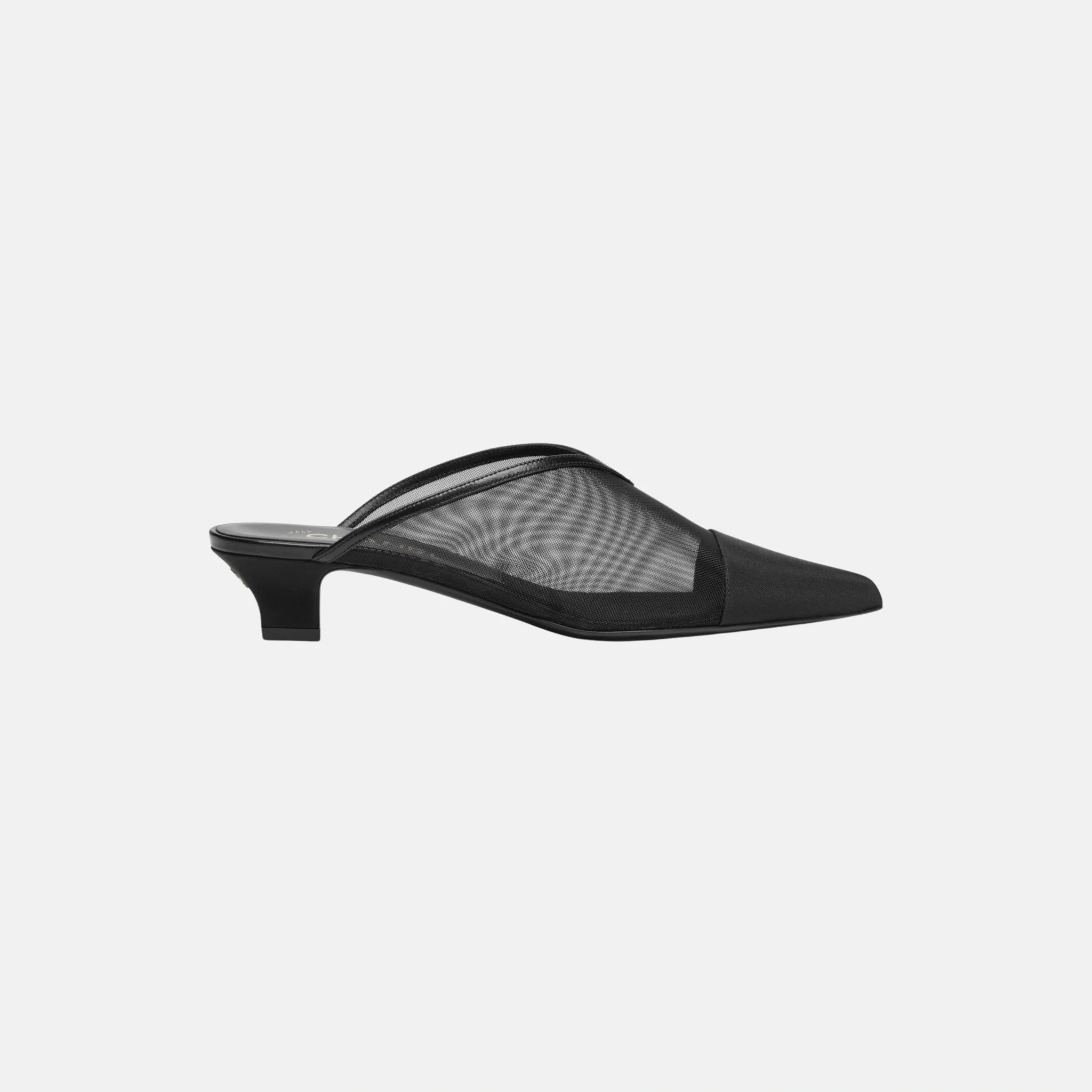 Mules in Mesh and Grosgrain - Image 2