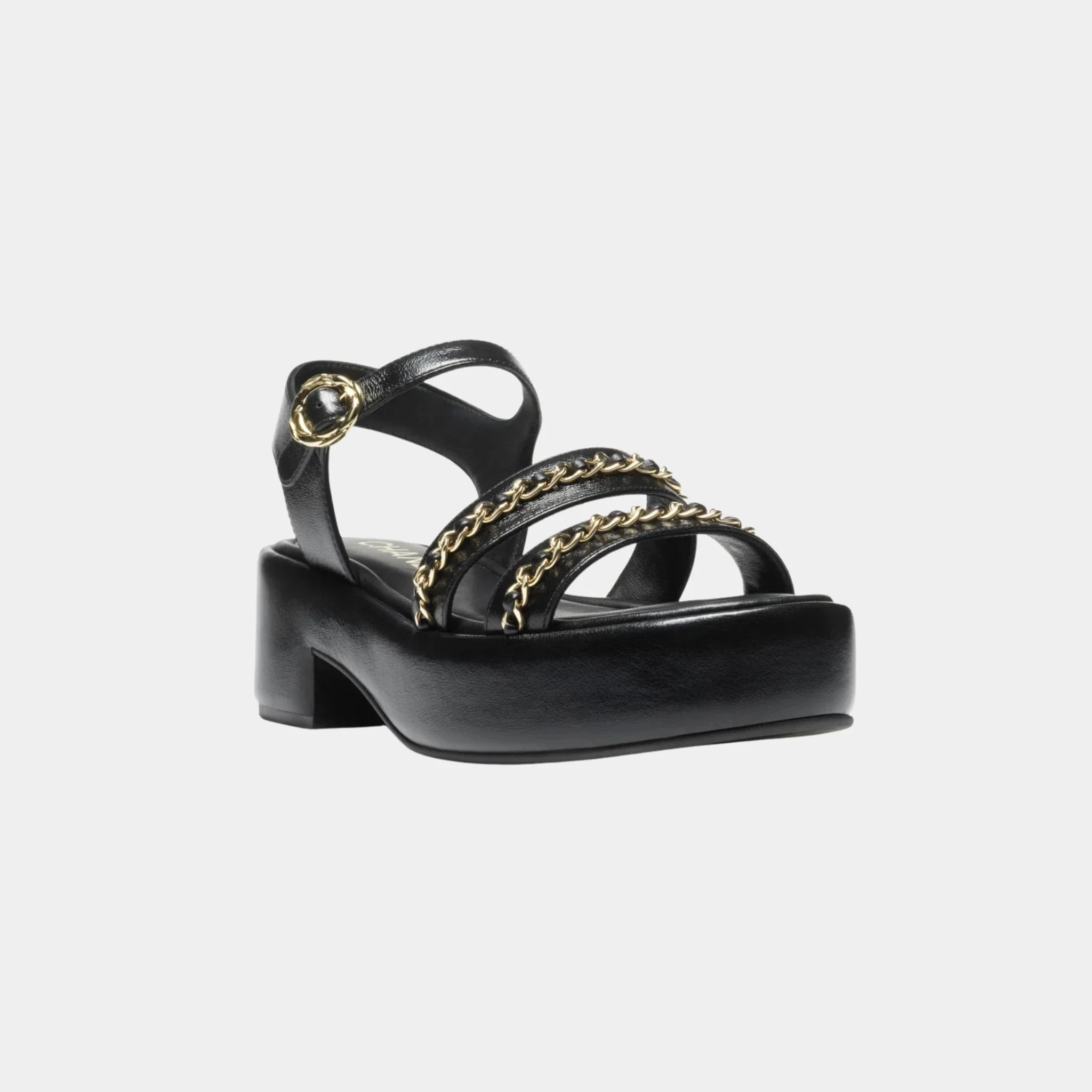 Platform Sandals in Calfskin - Image 2