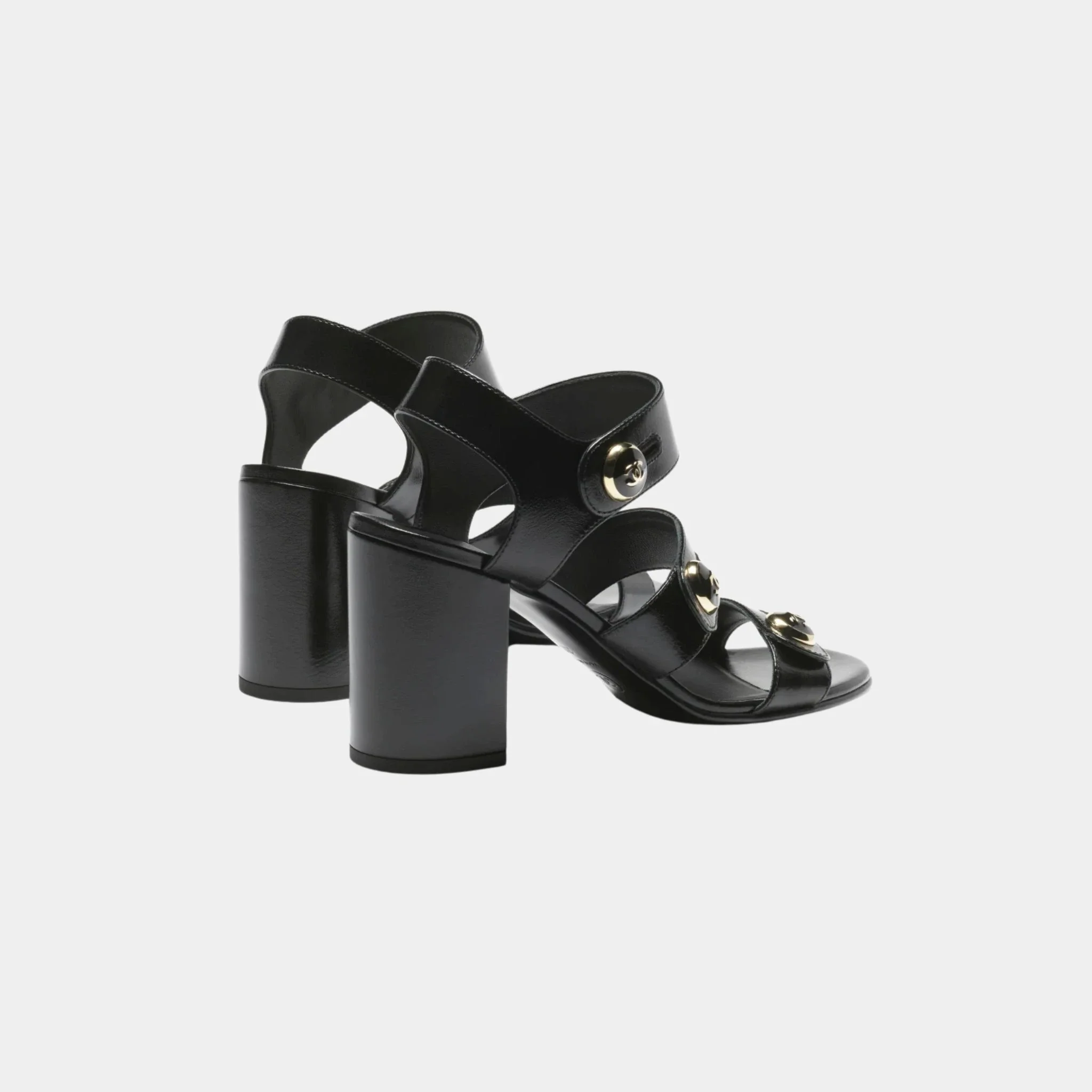 Sandals in Shiny Calf - Image 3