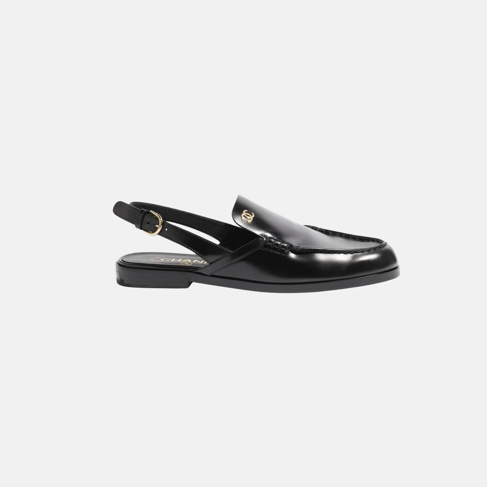 Slingbacks in Shiny Calfskin - Image 11
