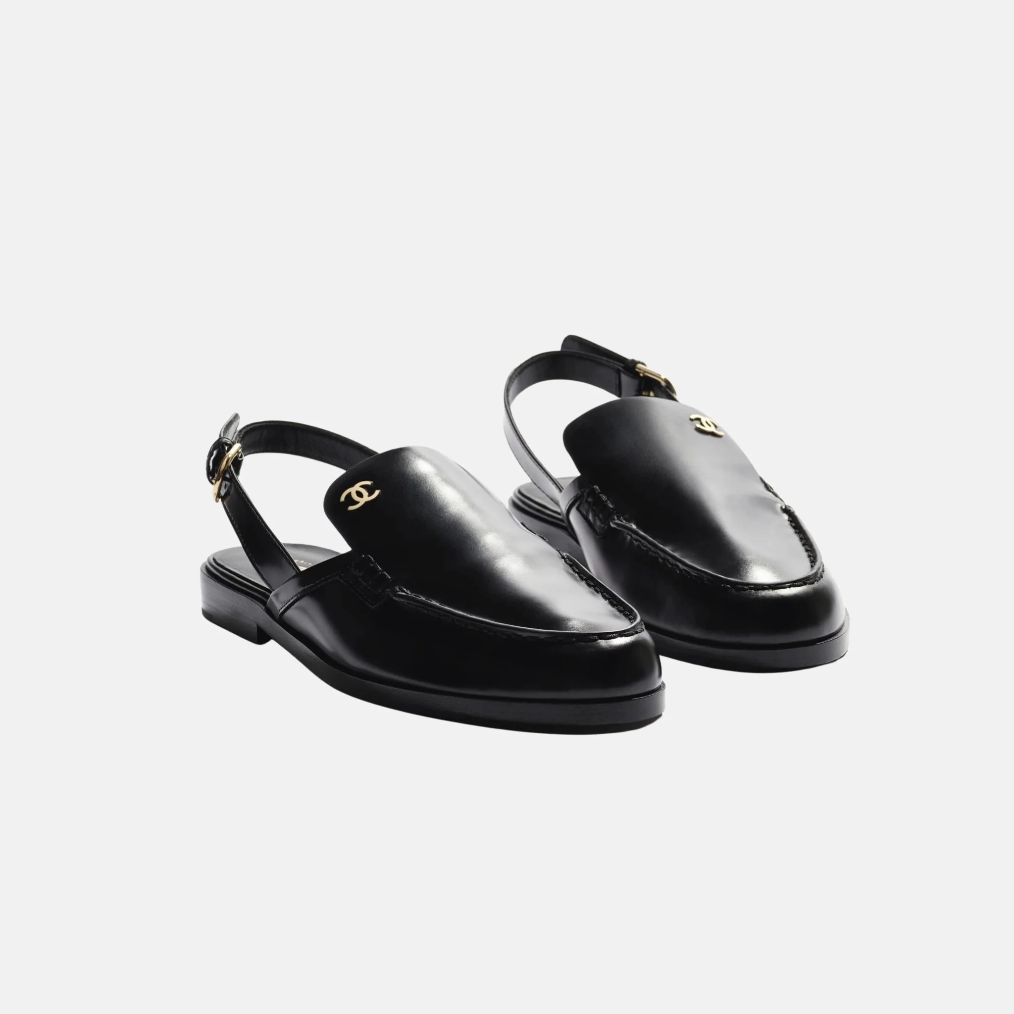 Slingbacks in Shiny Calfskin - Image 12