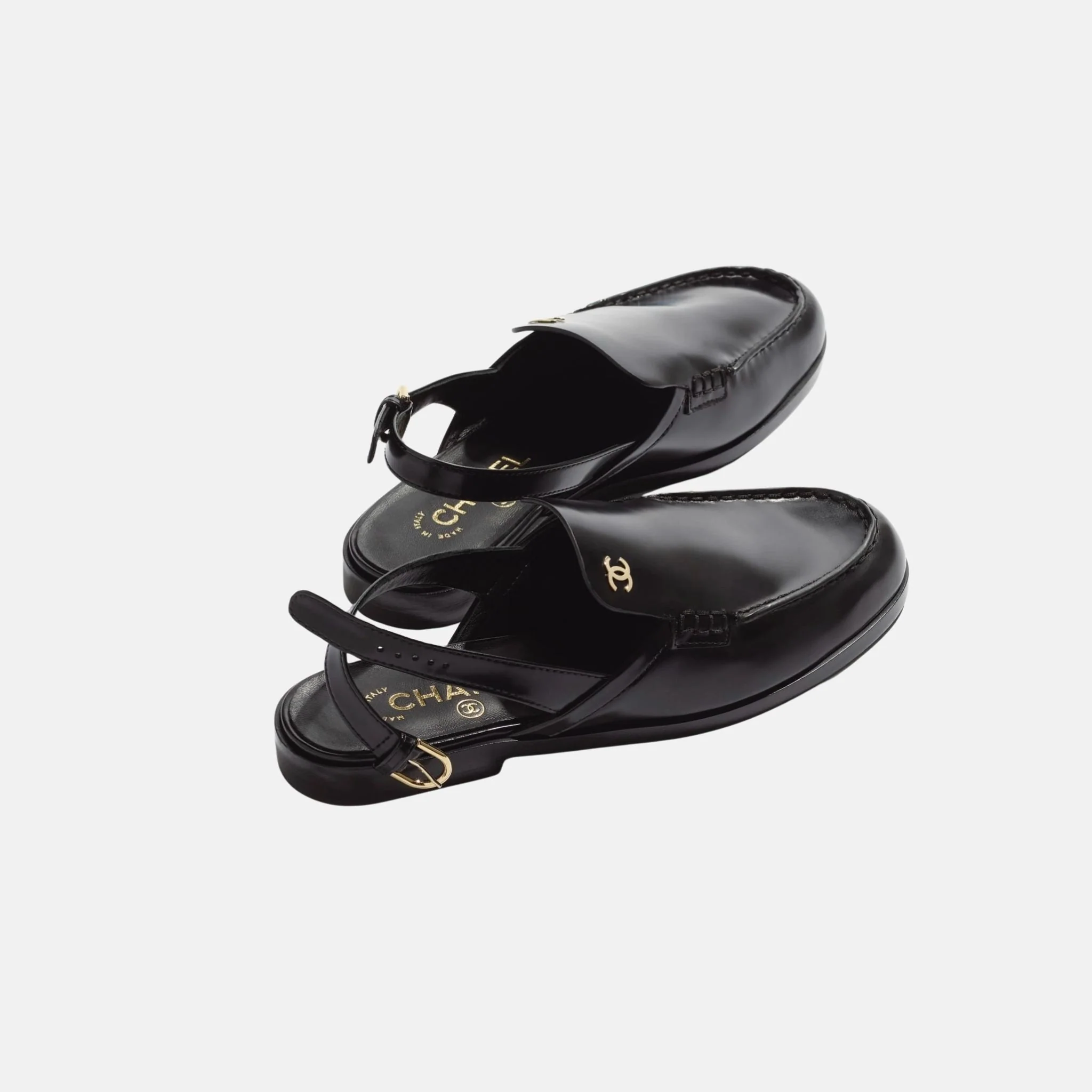 Slingbacks in Shiny Calfskin - Image 13