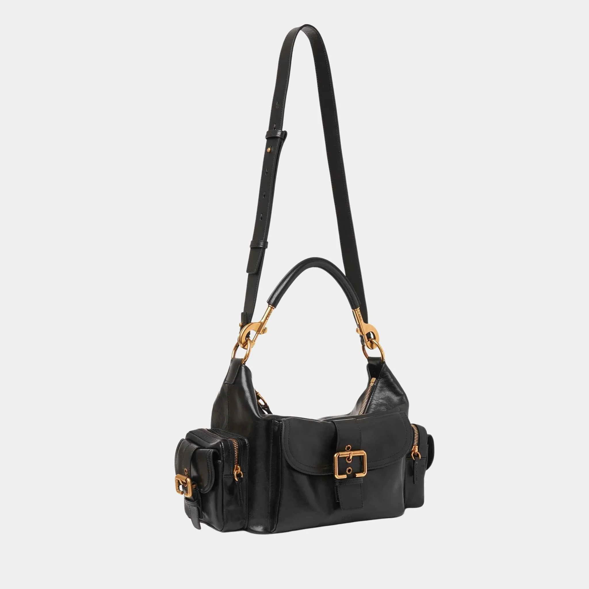 Camera Bag in Shiny Leather - Image 2