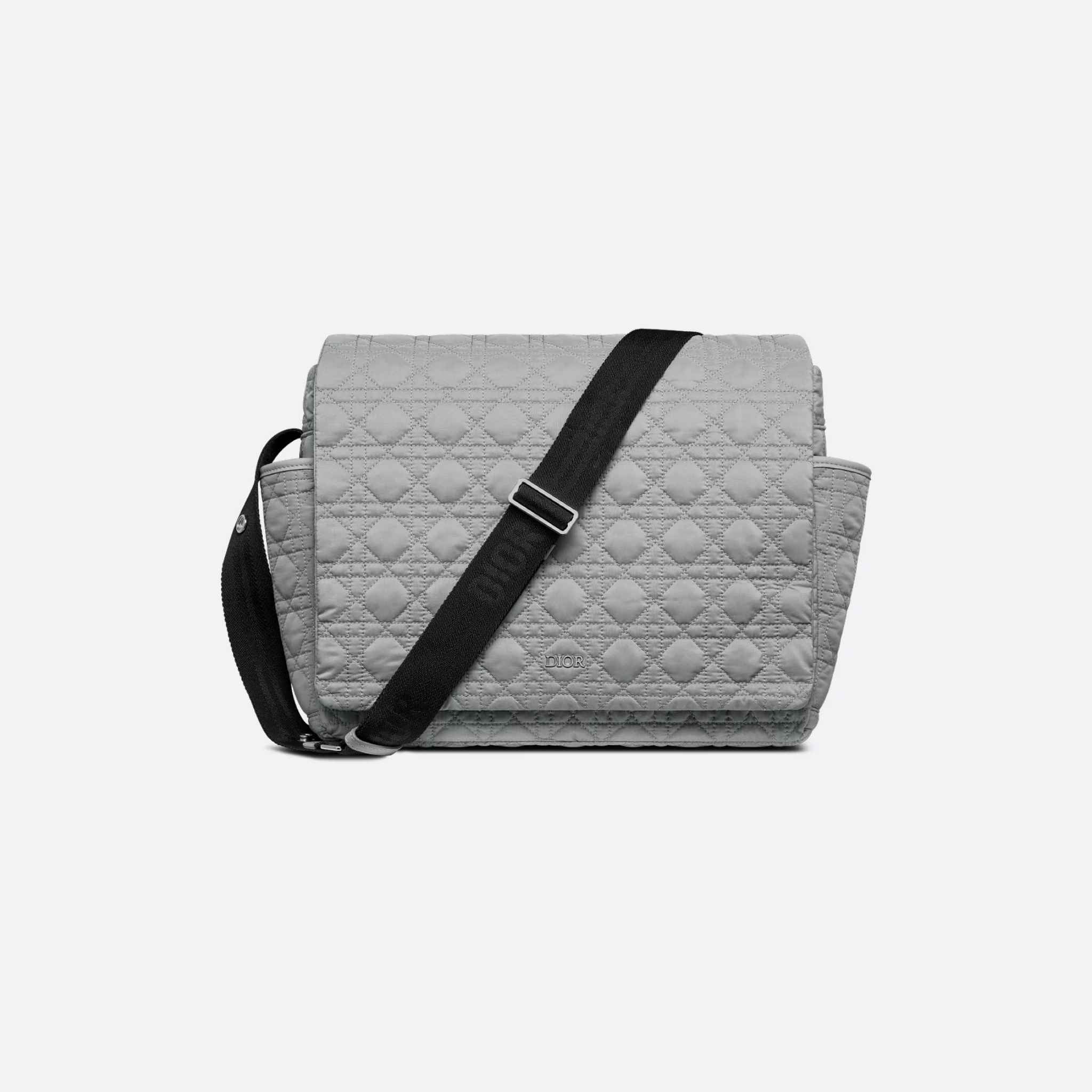 Changing Bag Pale Pink Macrocannage Technical Canvas - Image 4