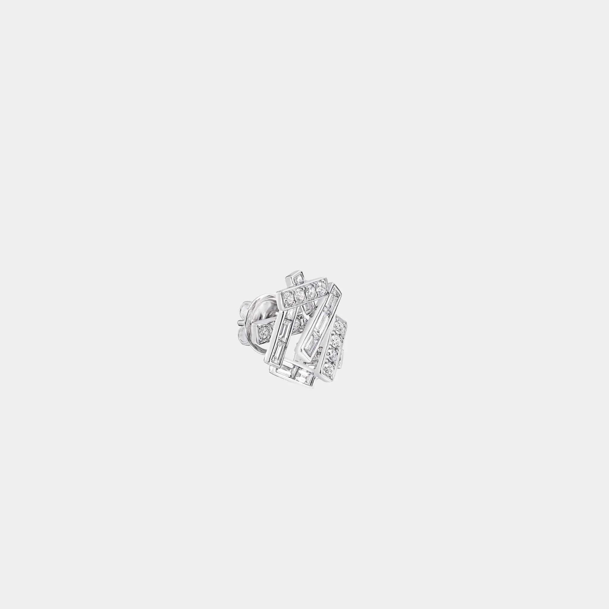 Threads Diamond Stud Earrings - Image 2