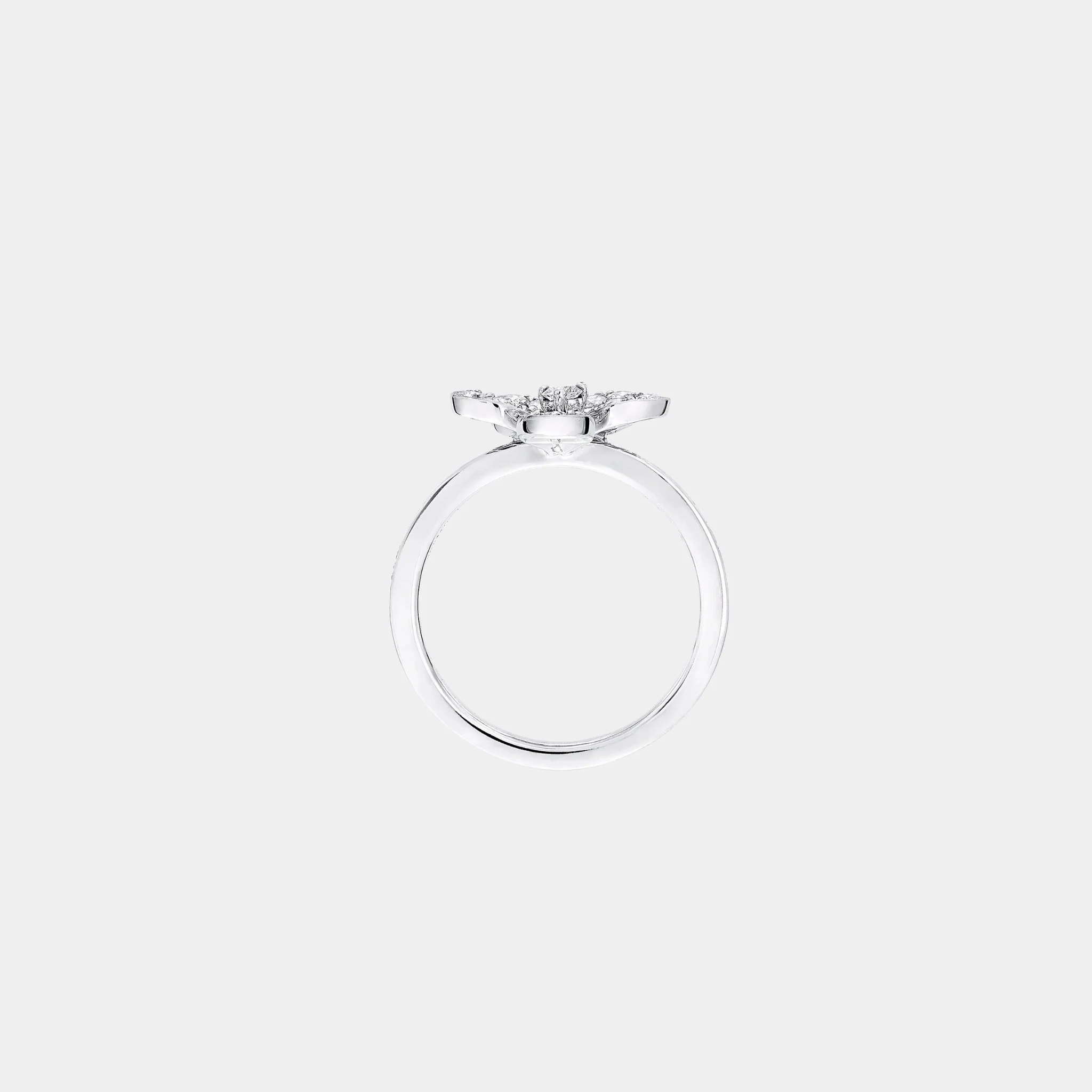 Wild Flower Pavé Diamond Ring - Image 3