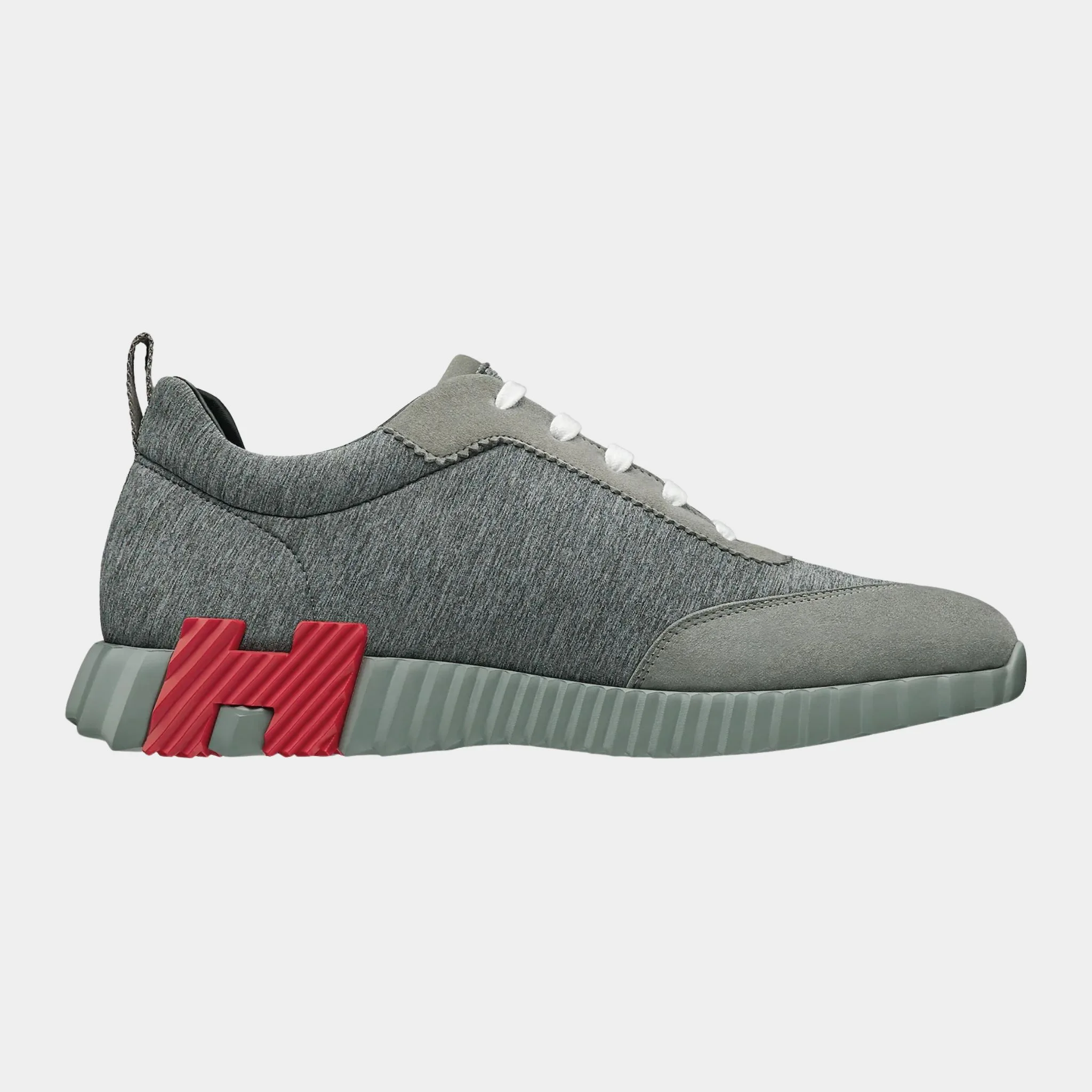 Bouncing Sneaker Technical Canvas Suede Men
