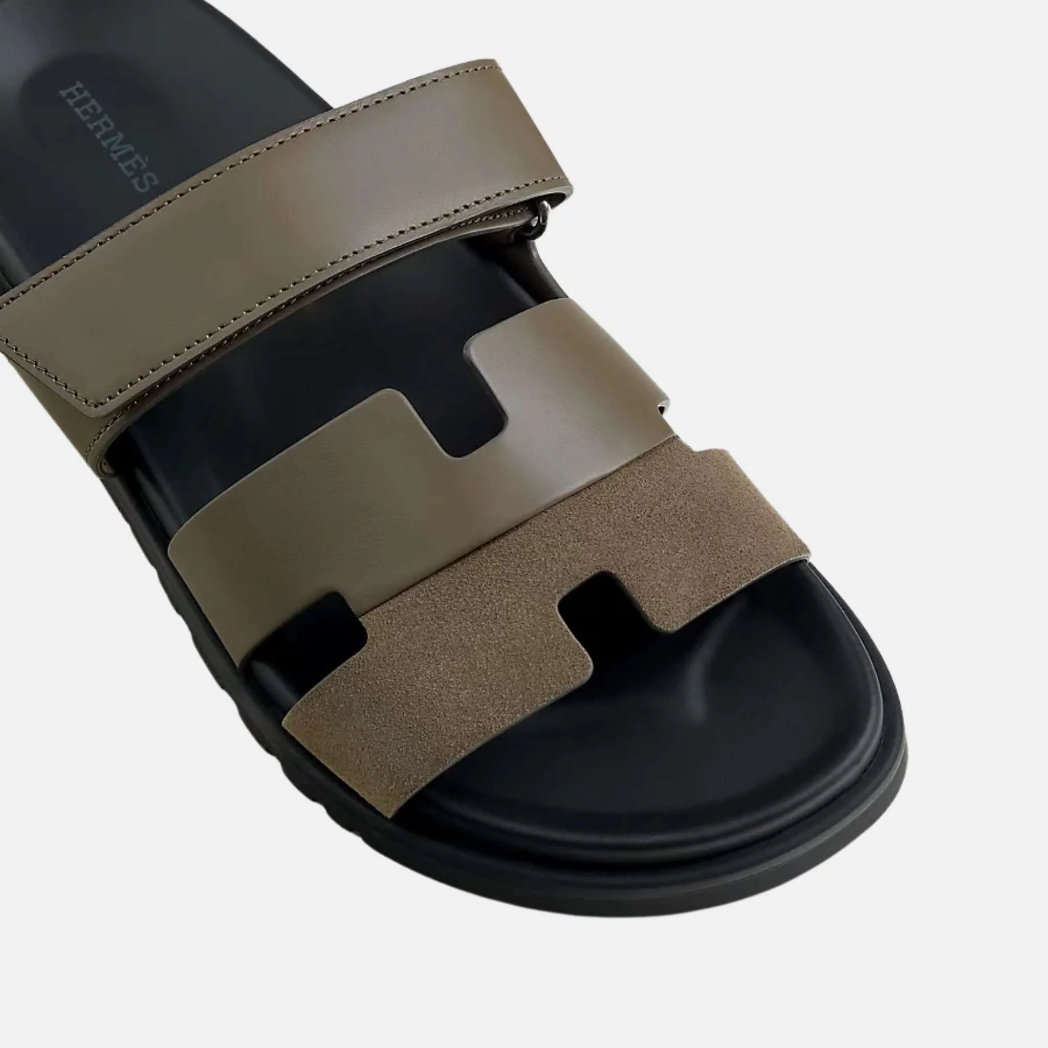 Chypre Sandal Calfskin and Suede Goatskin Men - Image 3