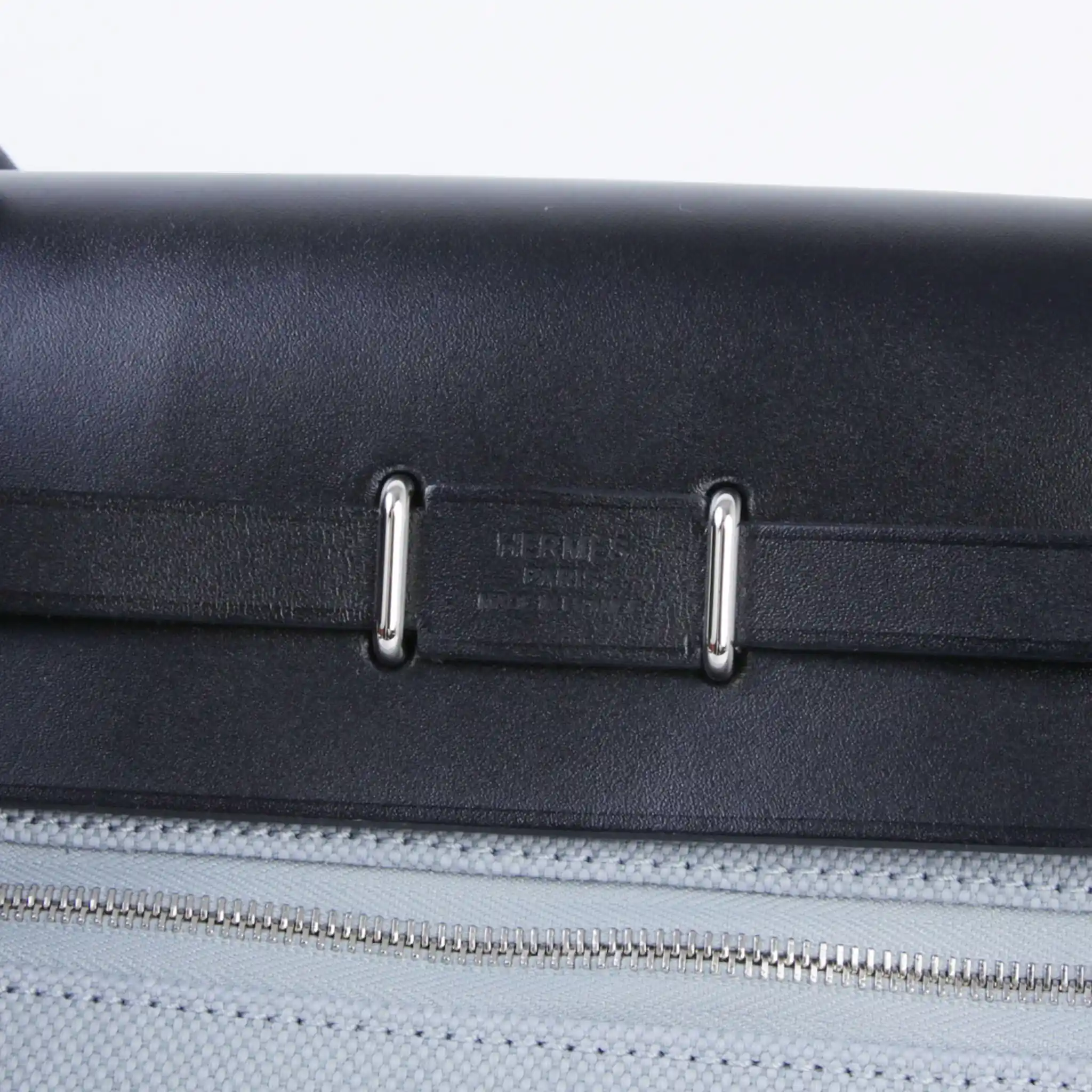 Herbag Zip Mini Vache Hunter-Canvas Black/Gris Pantin PHW - Image 4