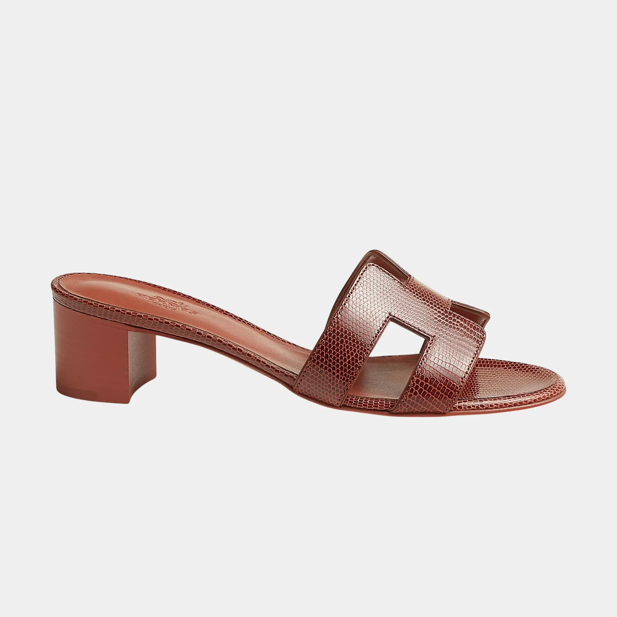 Oasis Sandal in Shiny Java Lizard - Image 2