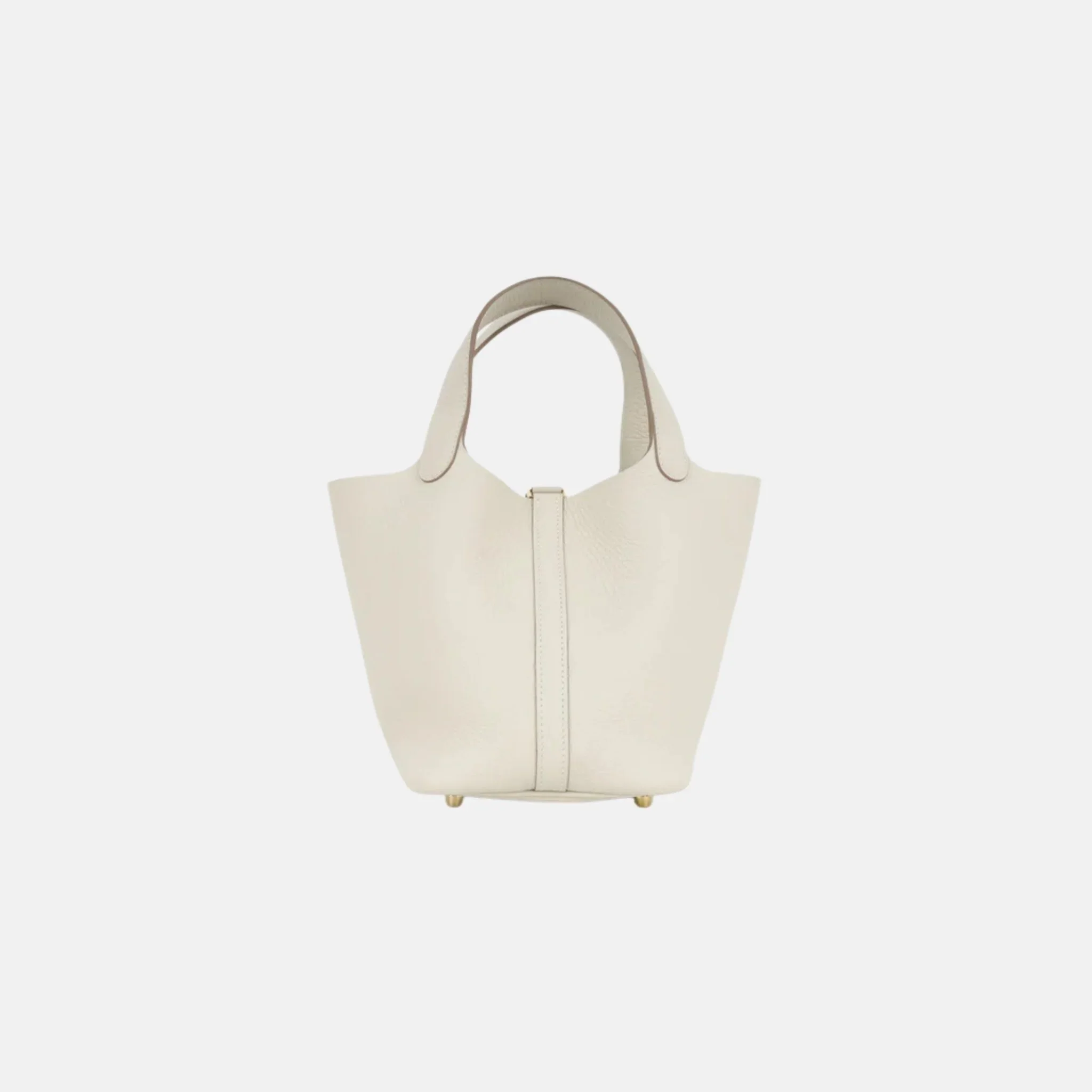 Picotin 18 Craie Clemence Leather GHW - Image 3