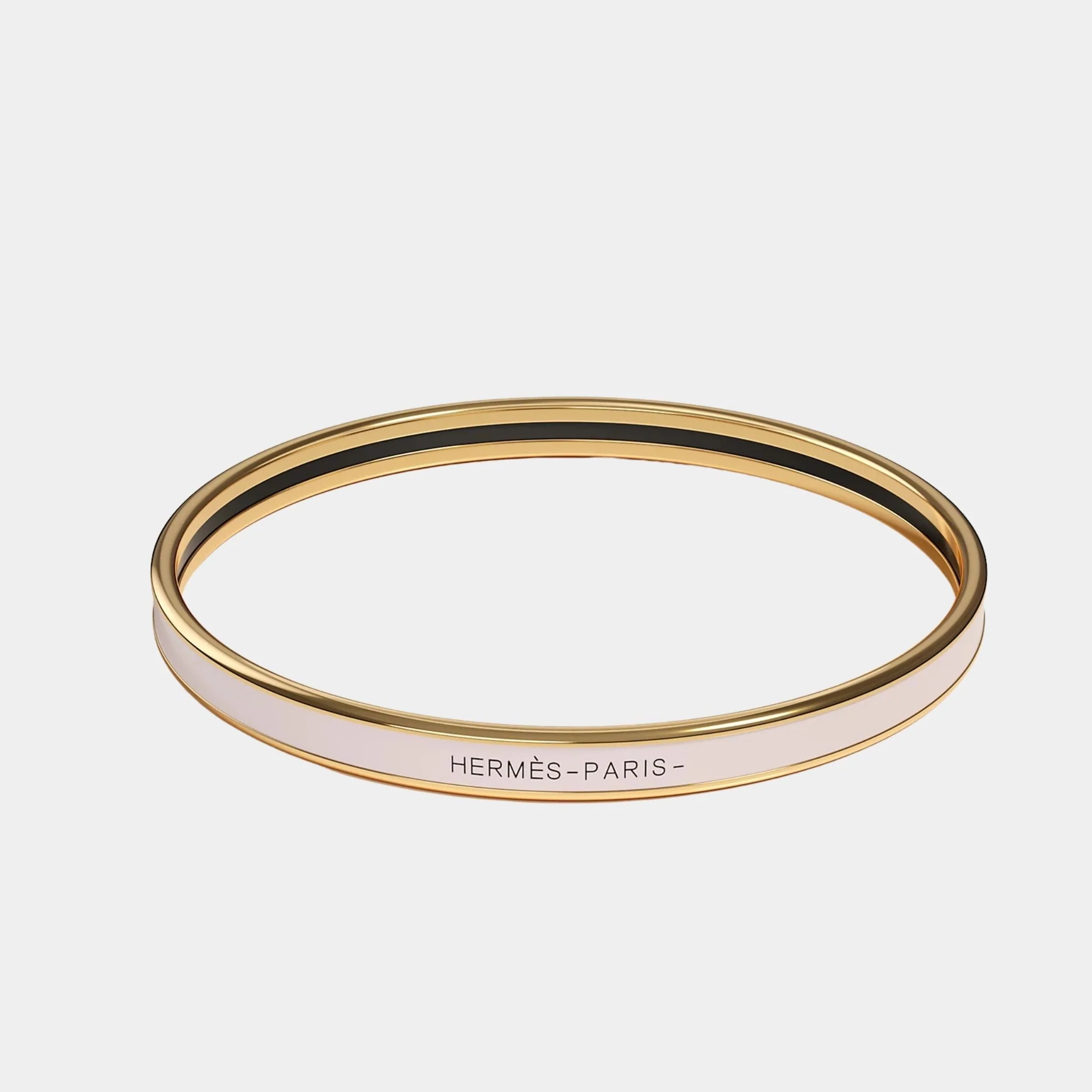 Uni Bangle in Enamel Gold Plated - Image 2