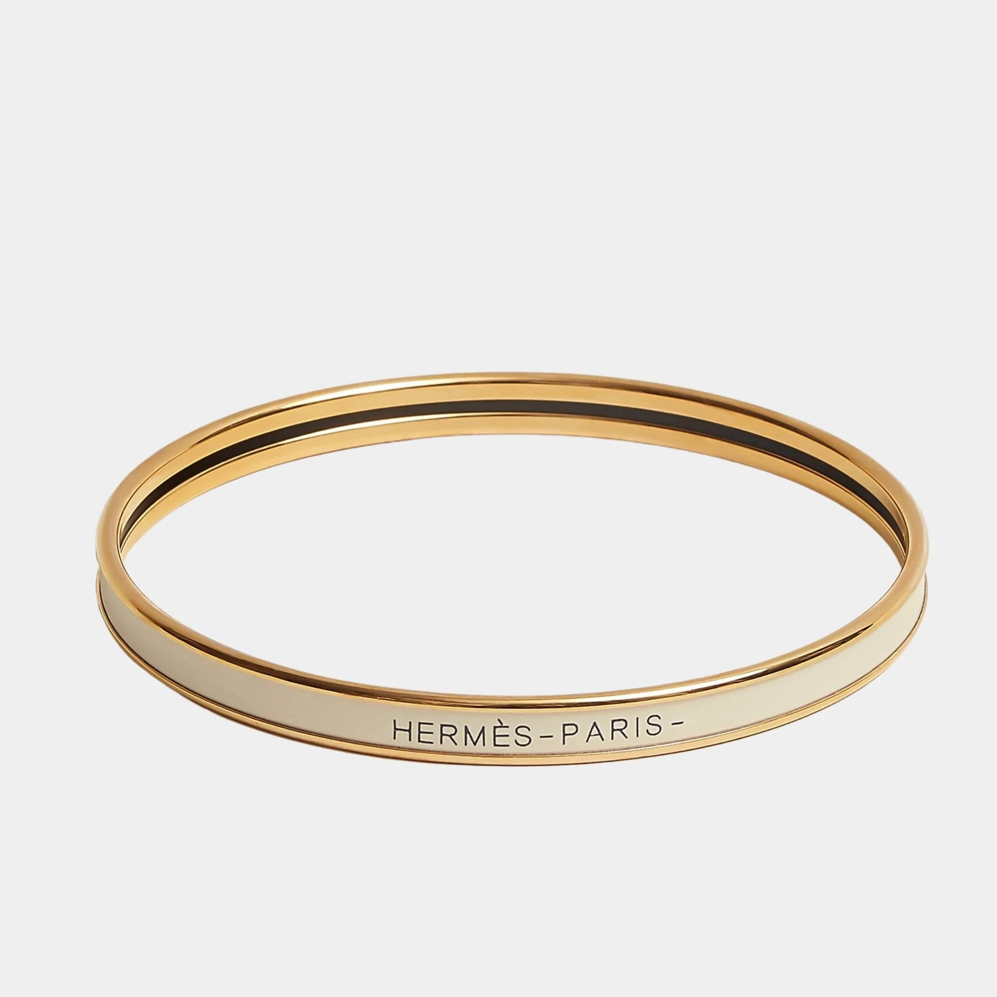 Uni Bangle in Enamel Gold Plated - Image 3