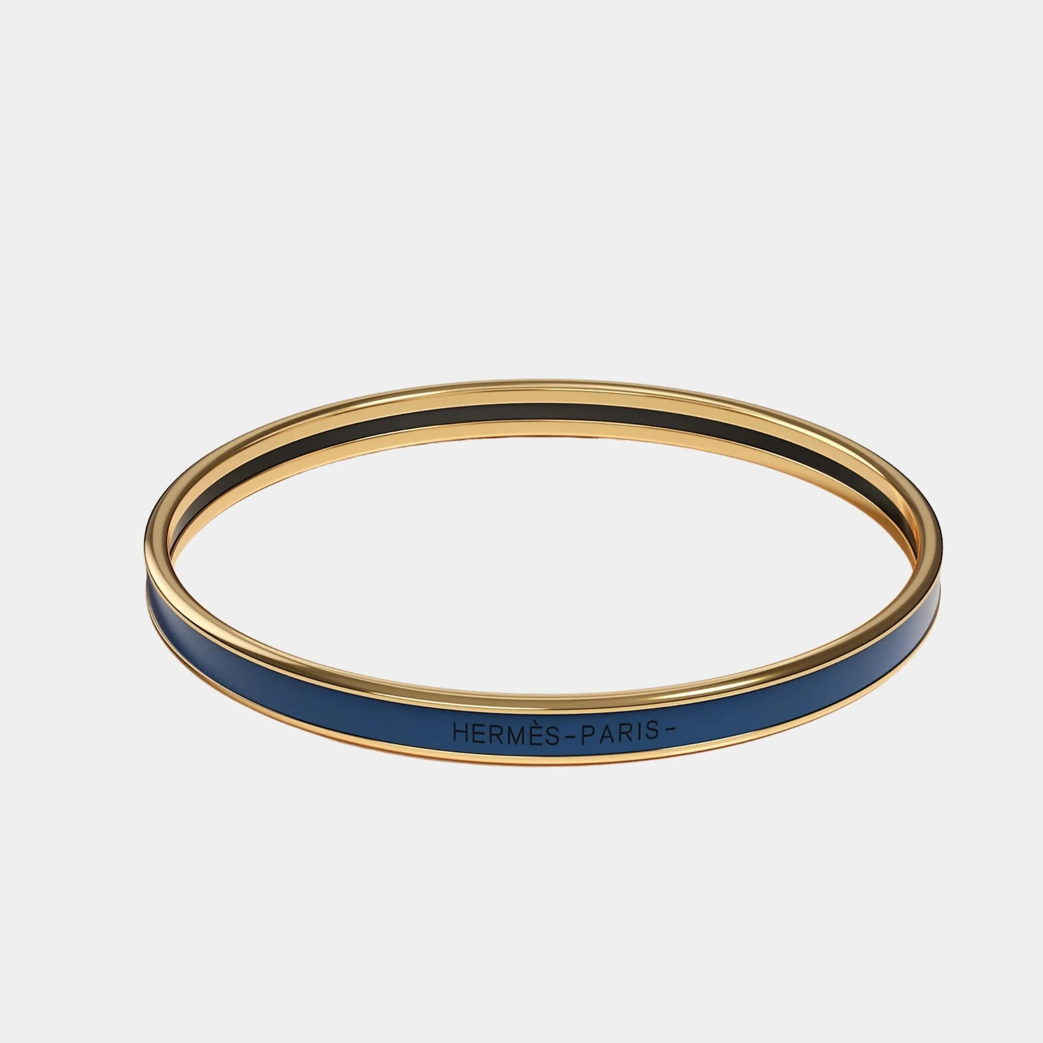 Uni Bangle in Enamel Gold Plated - Image 4