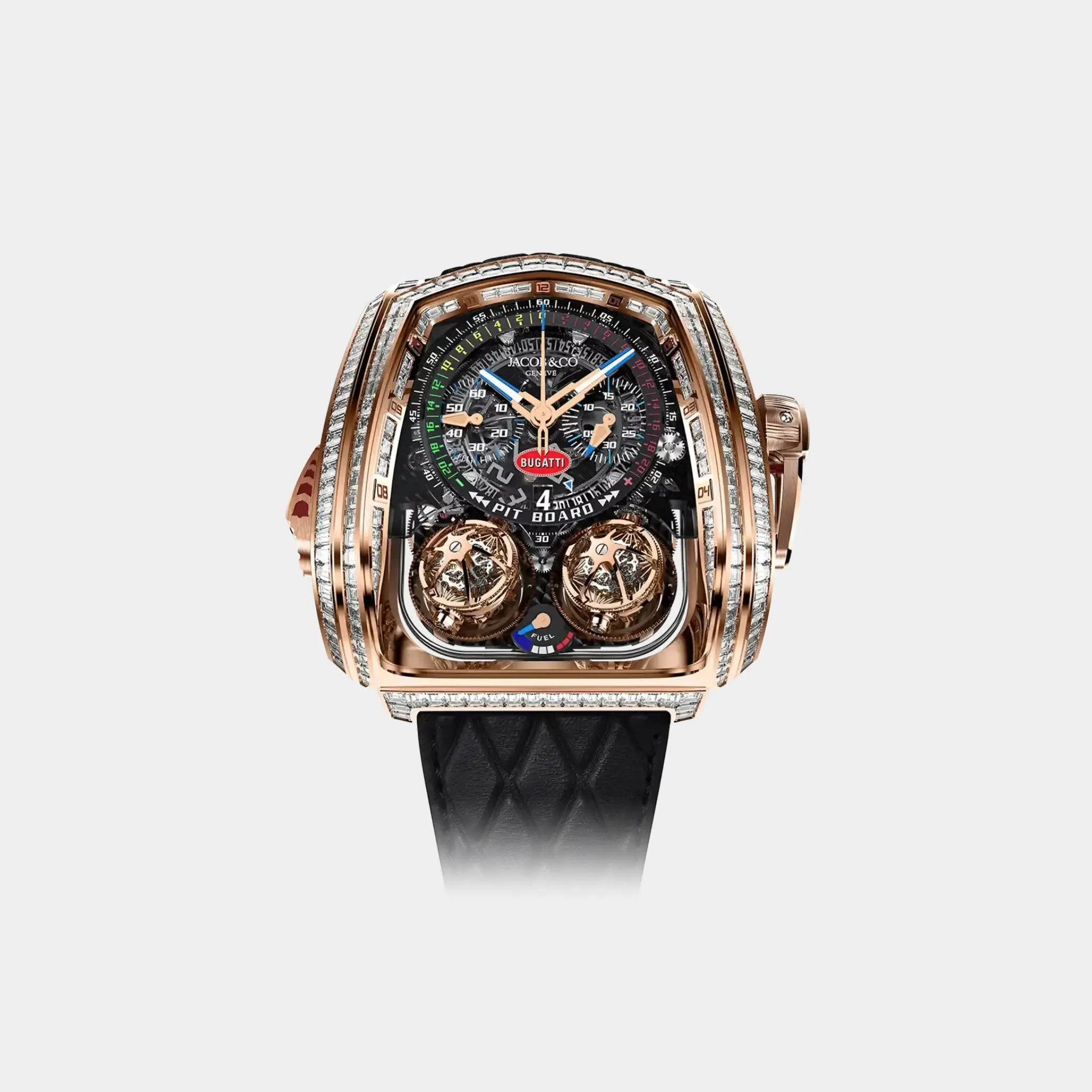 Twin Turbo Furious Baguette Rose Gold TT800.40.BD.AB.A
