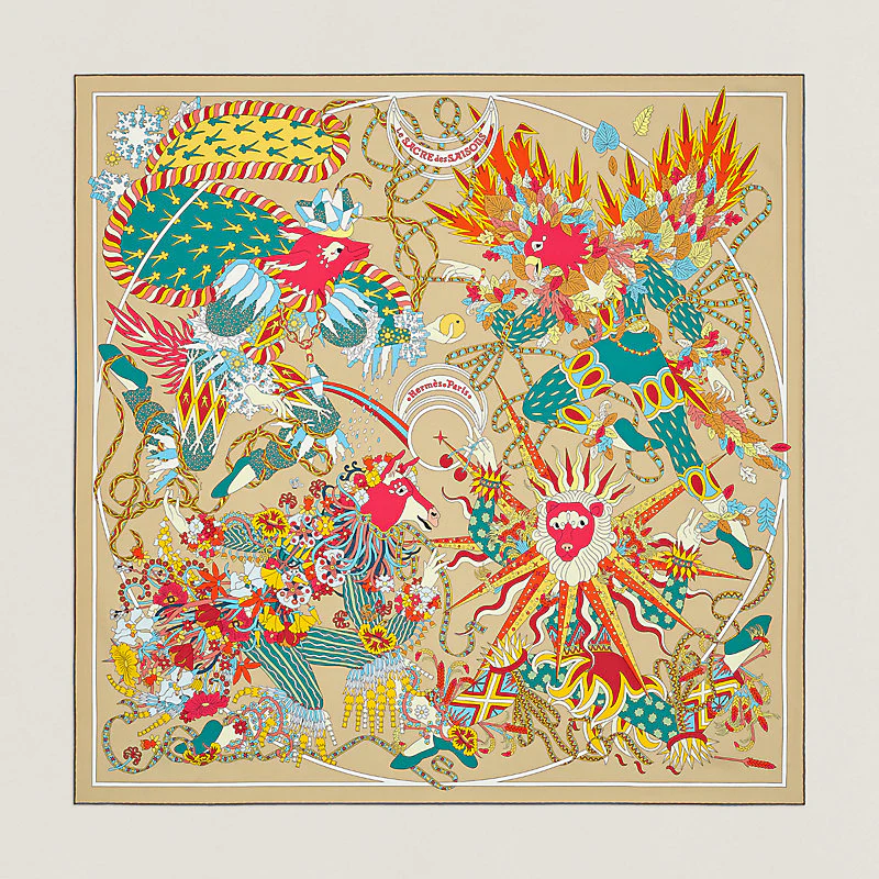 Le Sacre des Saisons scarf 90 - Image 2