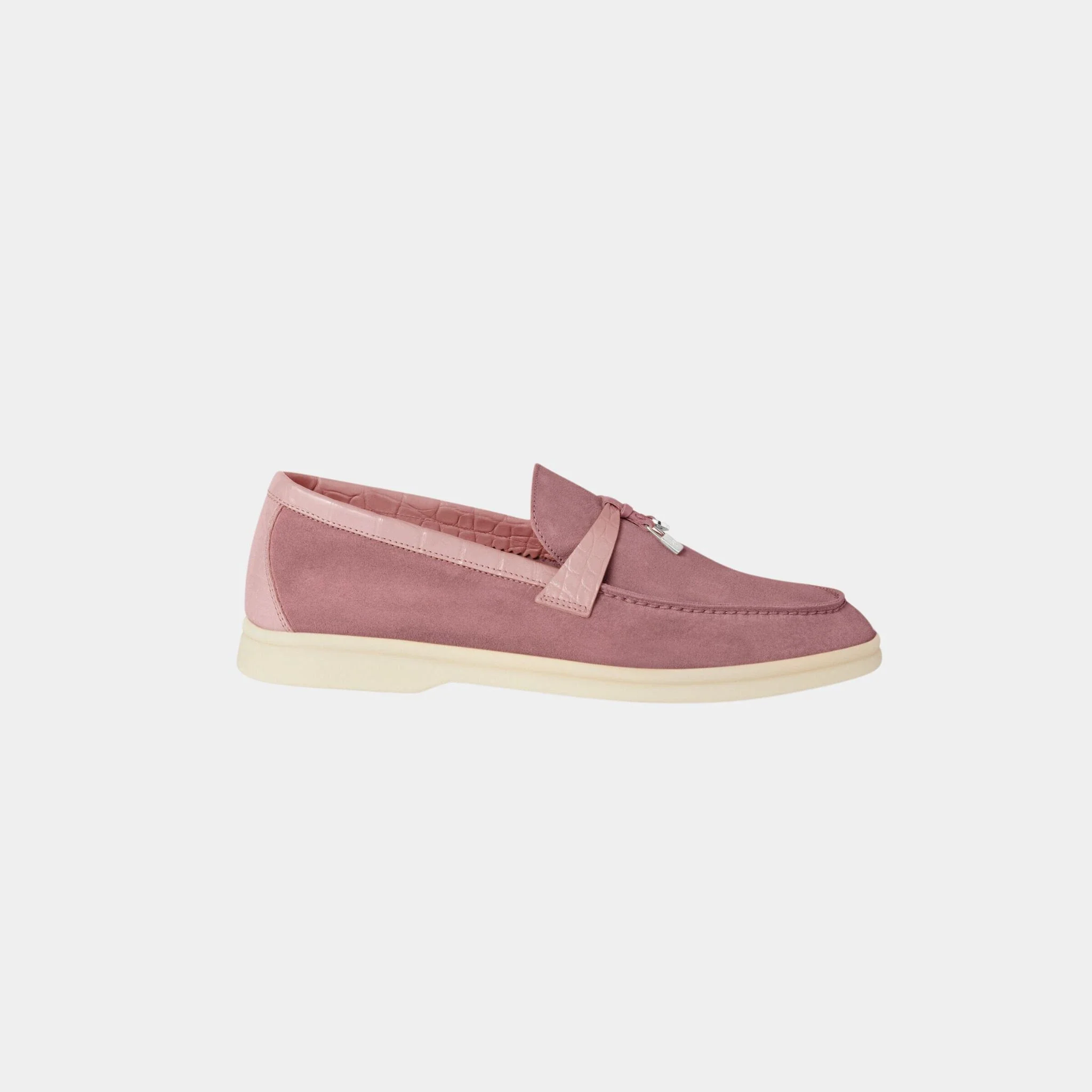 Summer Charms Walk Loafer Suede with Alligator Skin - Image 7
