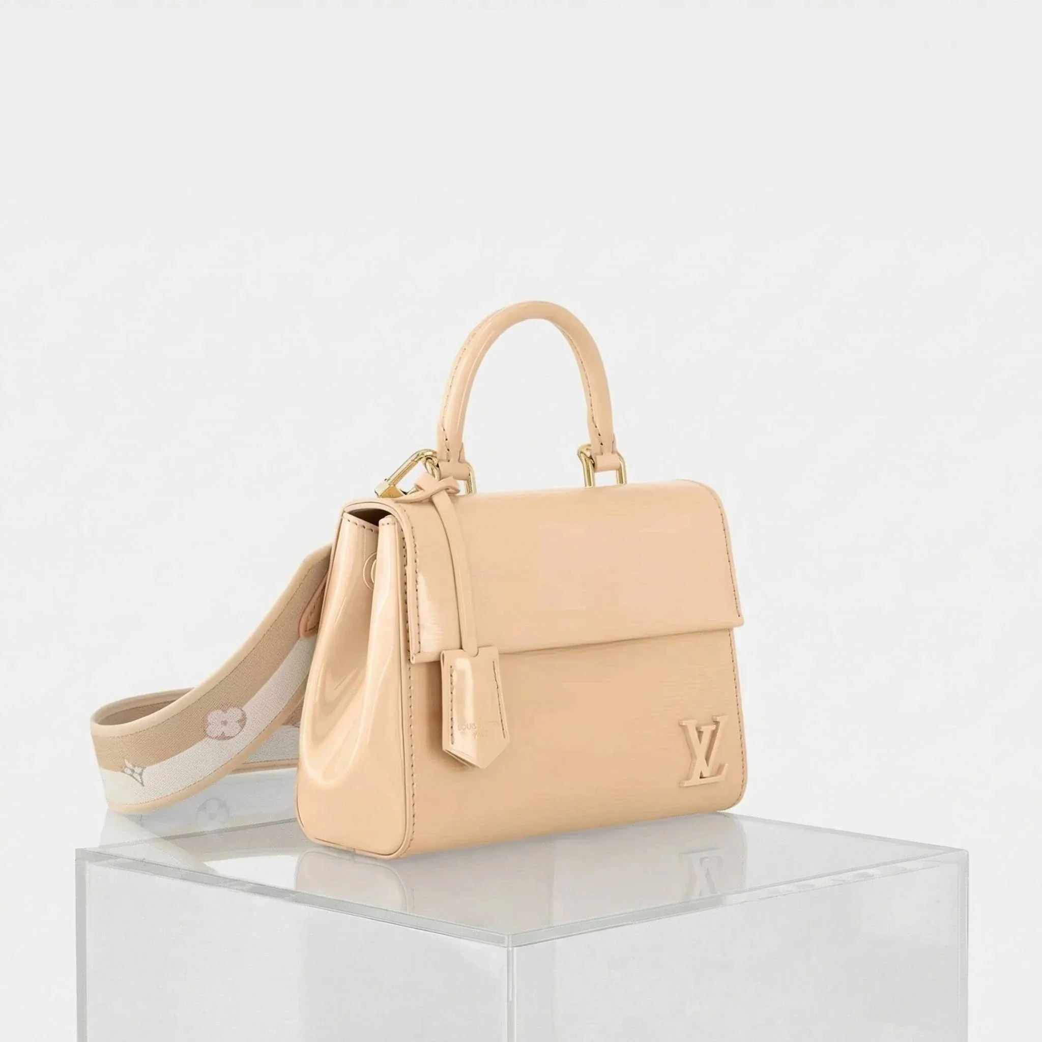 Cluny Mini Varnished Epi Cowhide Leather Handbag - Image 2