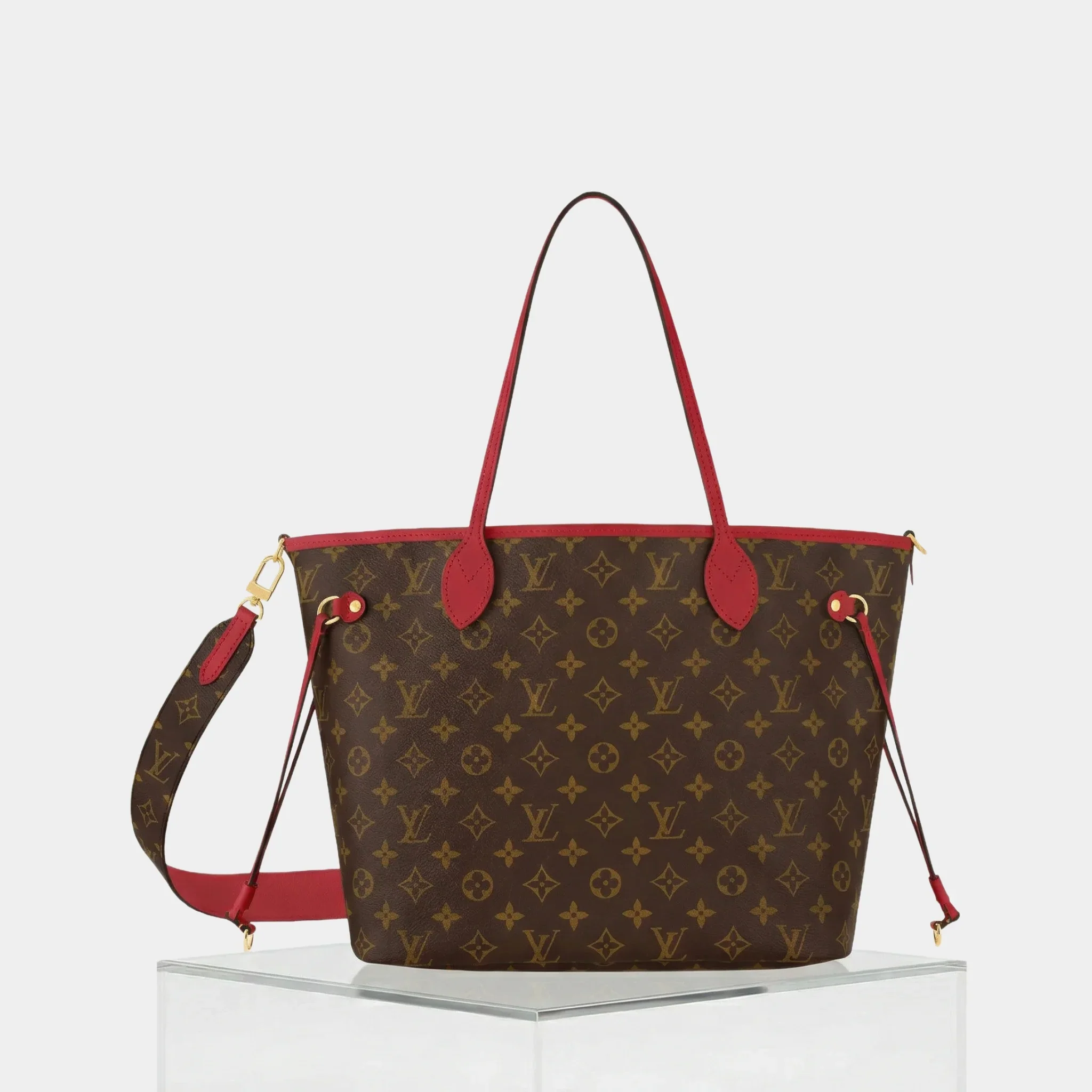 Louis Vuitton Neverfull Bandoulière Monogram Inside Out MM Handbag - Image 3
