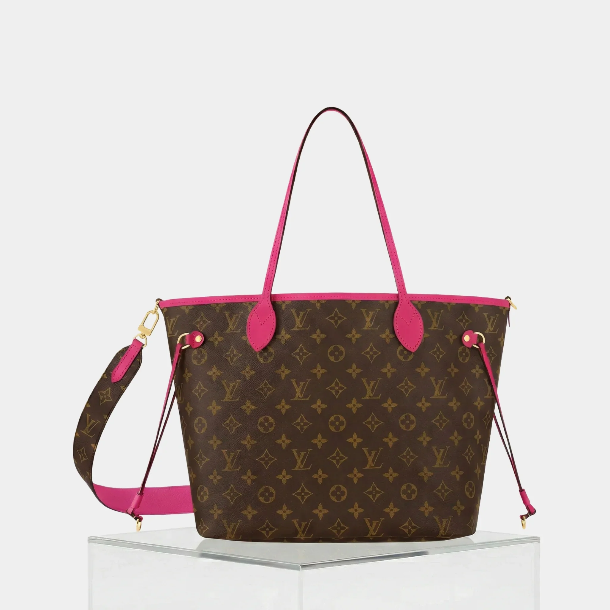 Louis Vuitton Neverfull Bandoulière Monogram Inside Out MM Handbag - Image 9