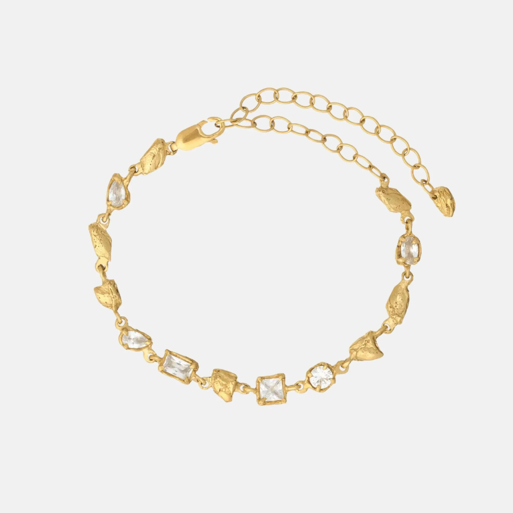 Ara 18K Gold Plated Recycled Silver Bracelet