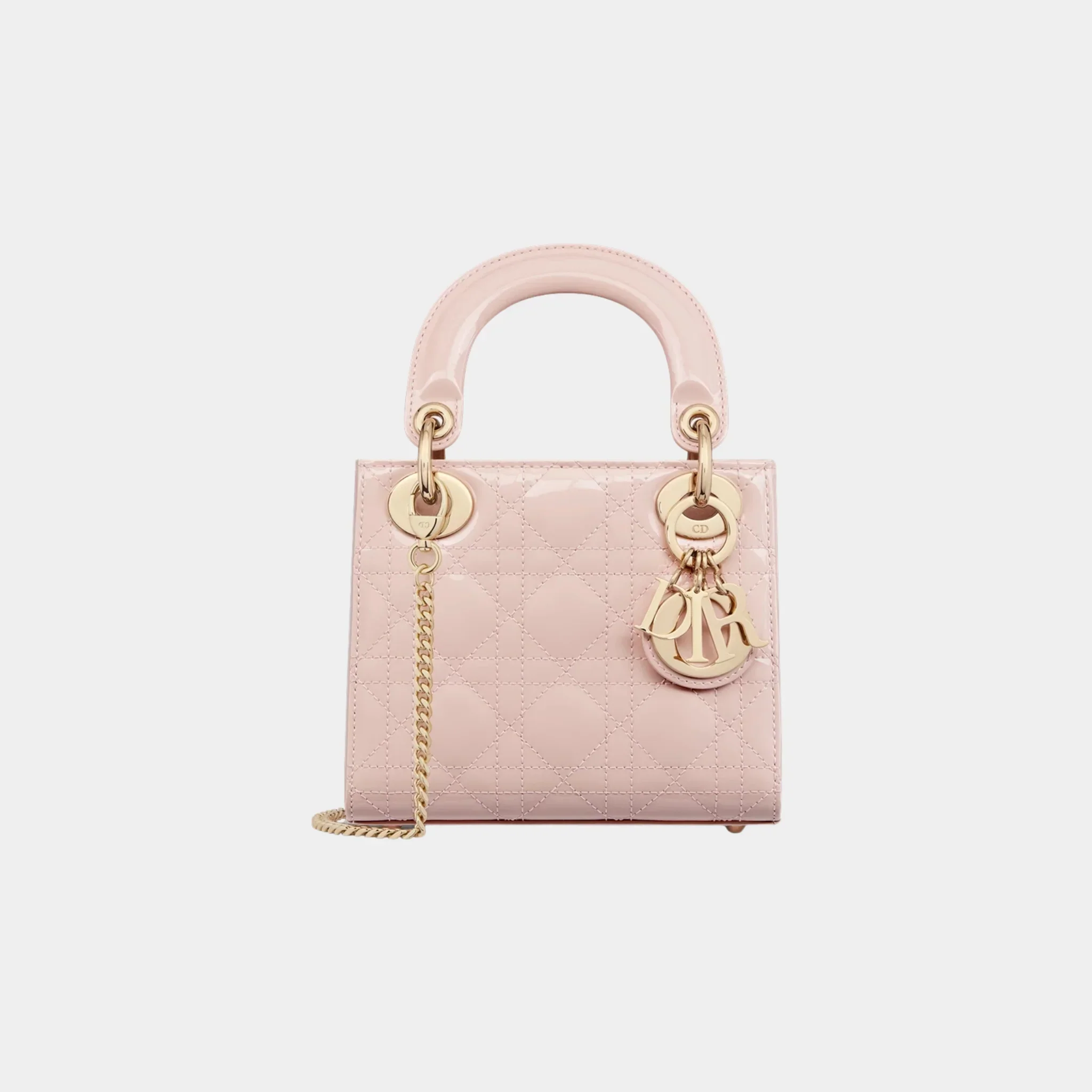 Mini Lady Dior Bag Patent Cannage Calfskin - Image 5