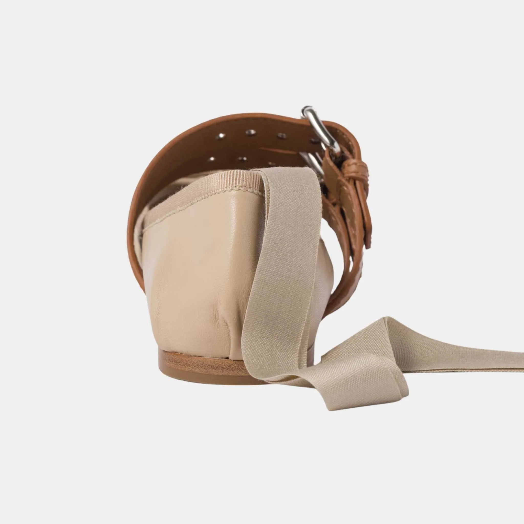 Nappa And Calf Leather Ballerinas - Image 2