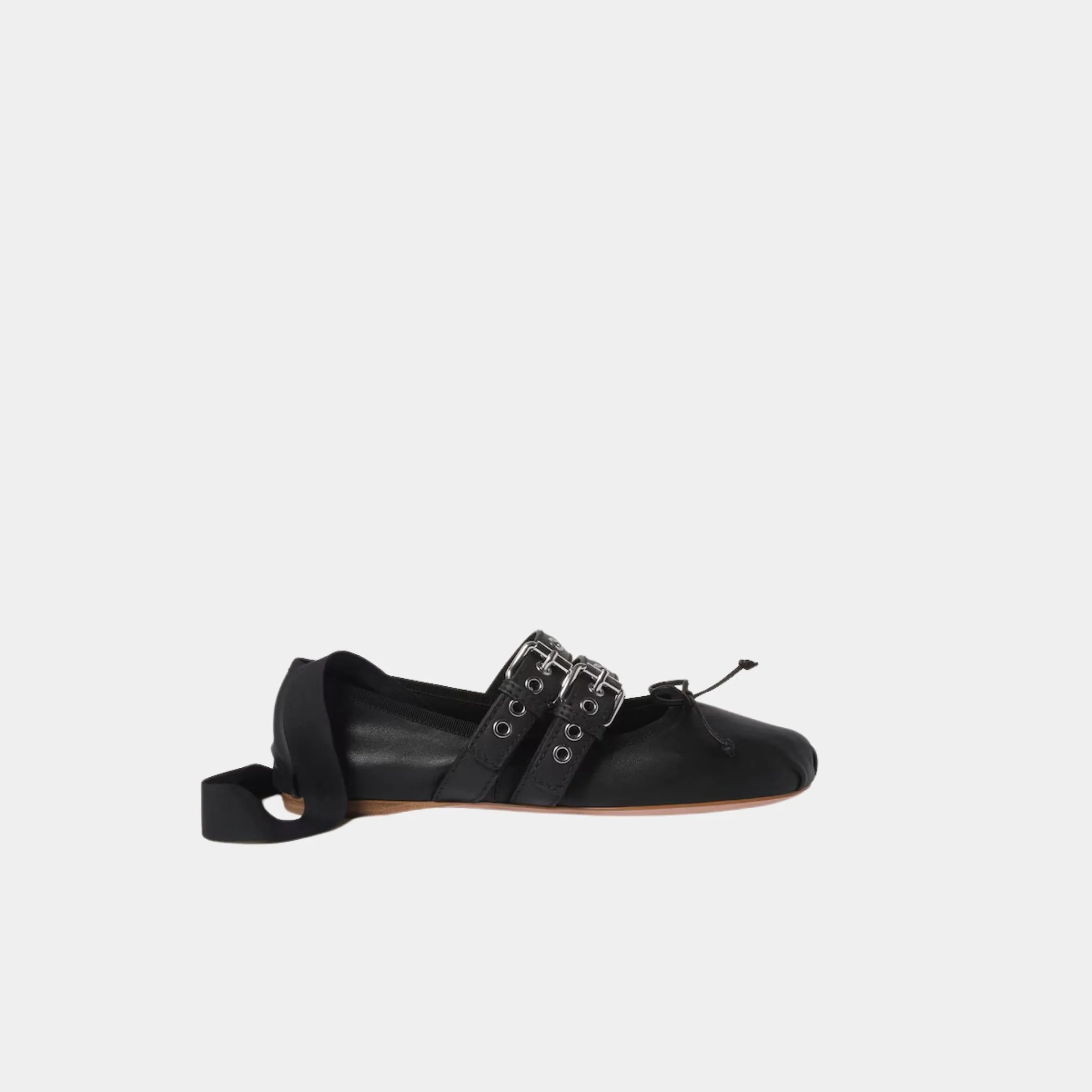 Nappa And Calf Leather Ballerinas - Image 4