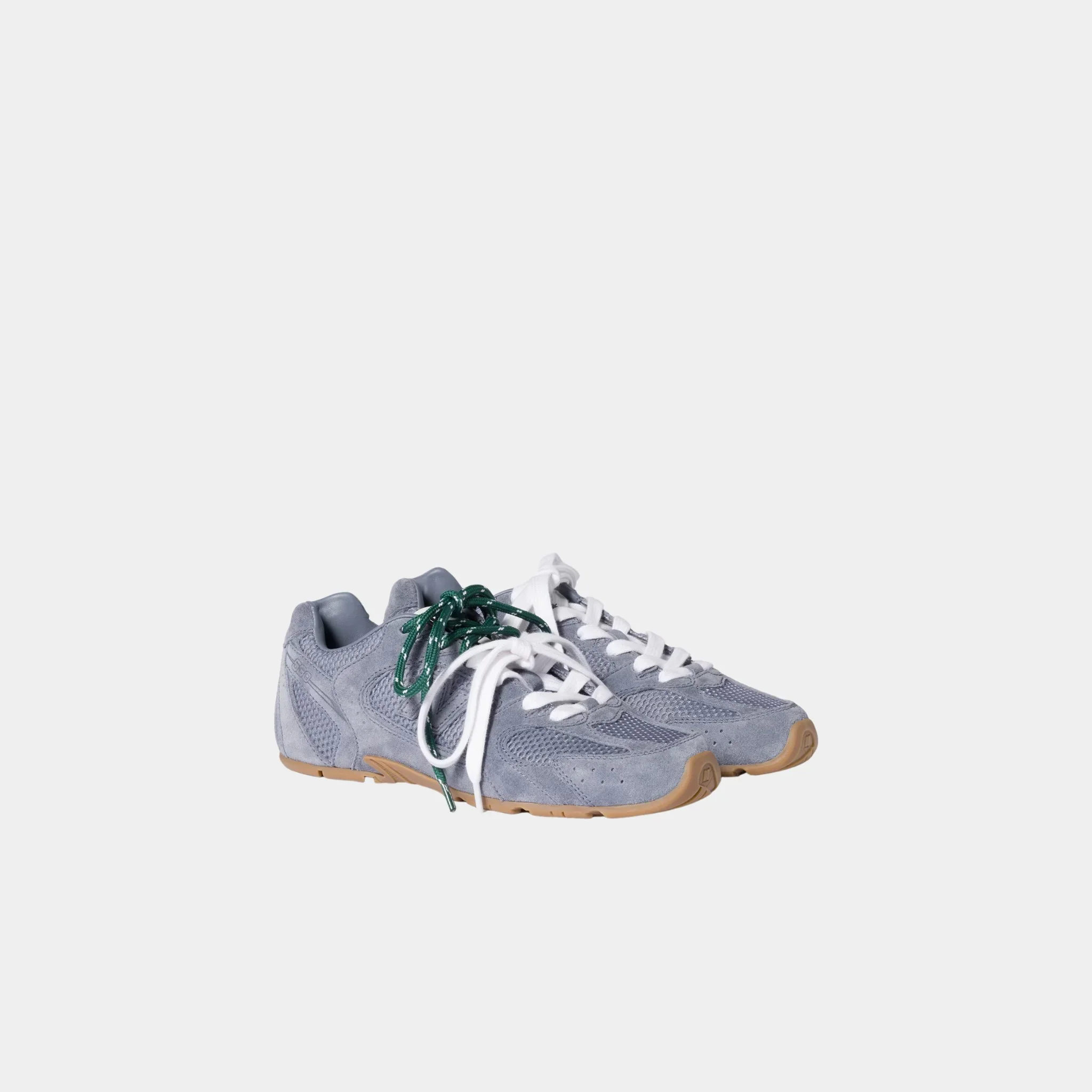 New Balance X Miu Miu 530 SL Suede and Mesh Sneakers - Image 4