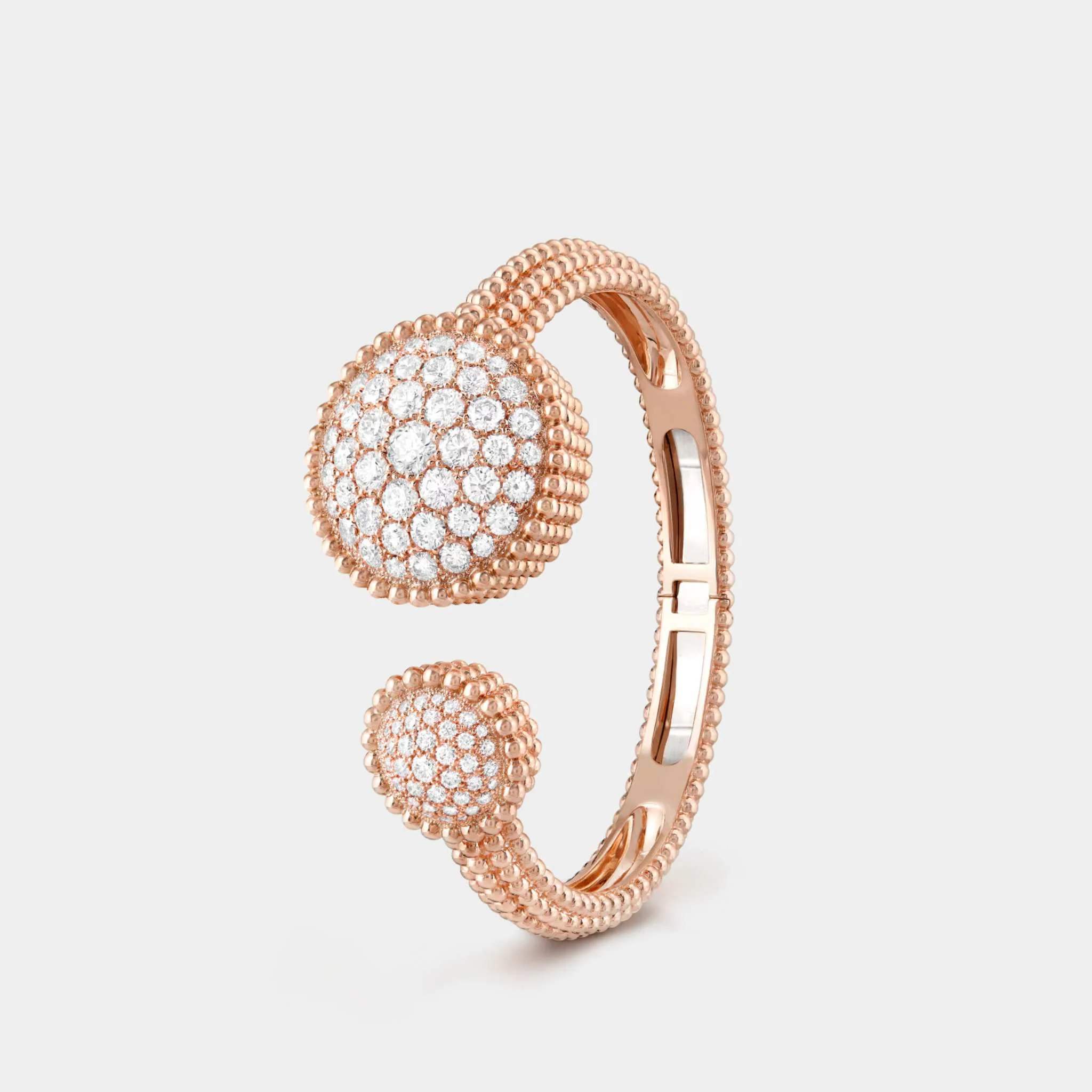 Perlée Toi & Moi Watch Medium in Rose Gold Diamond & MOP - Image 3