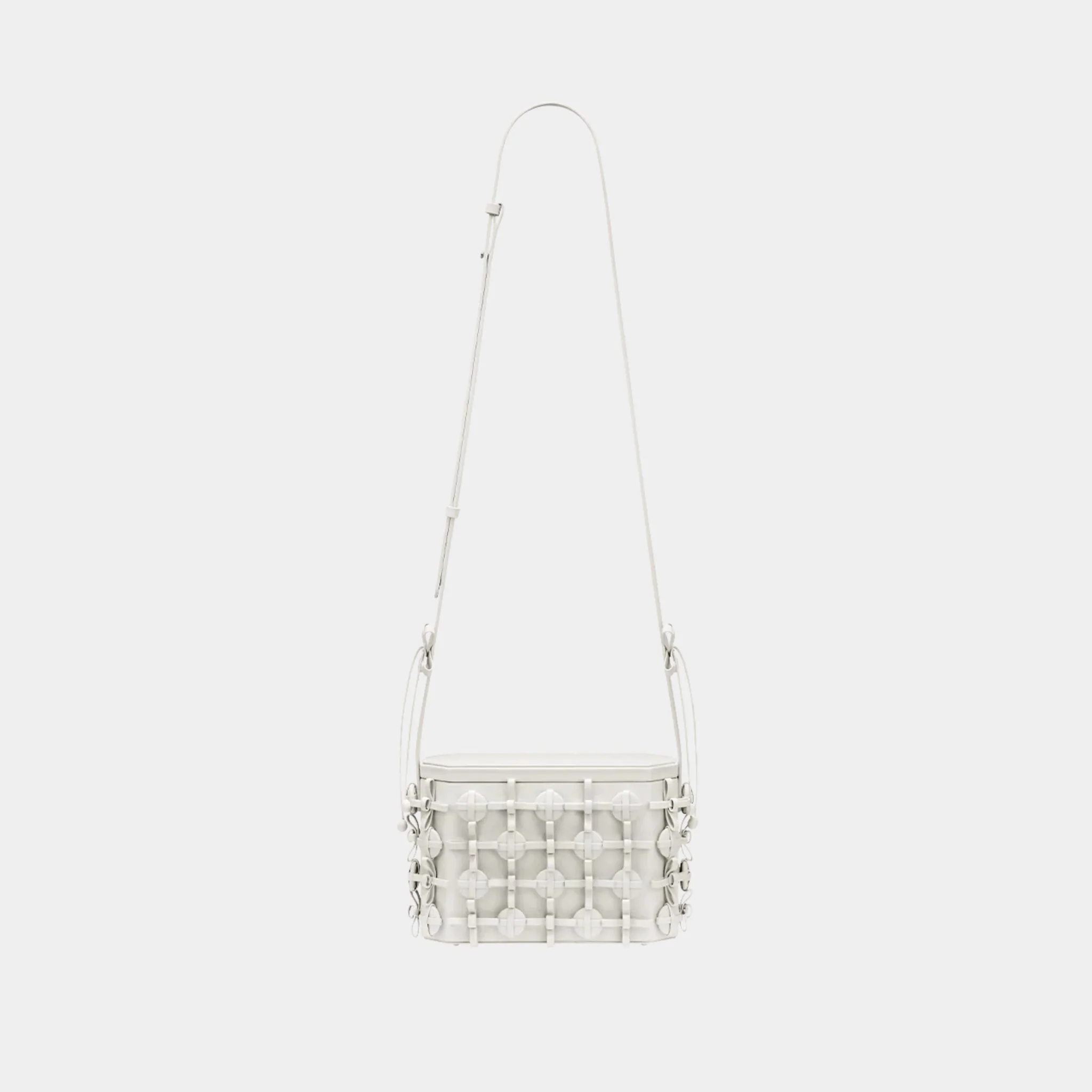 Button Bow Box Handbag - Image 3