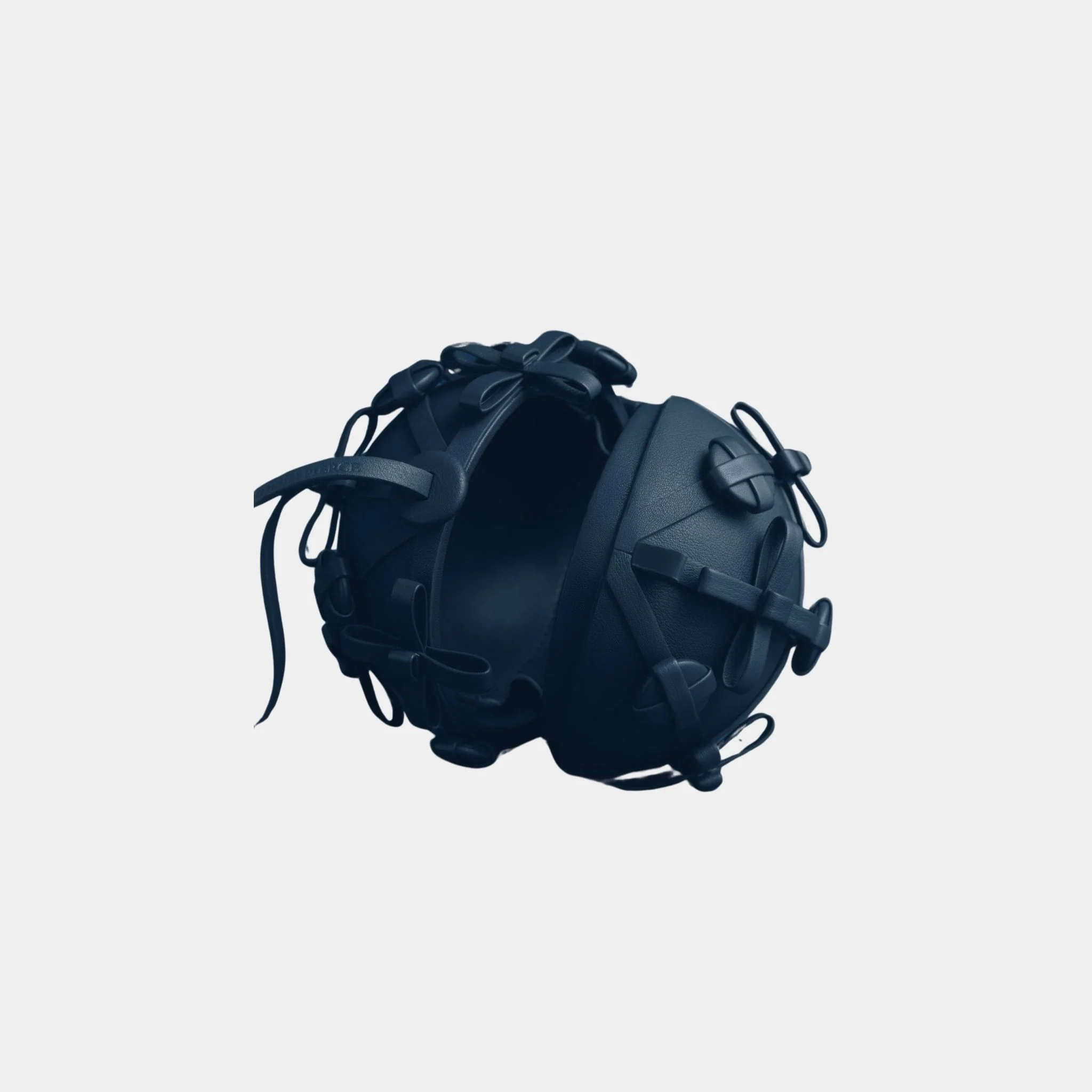 Button Bow Sphere Handbag - Image 3