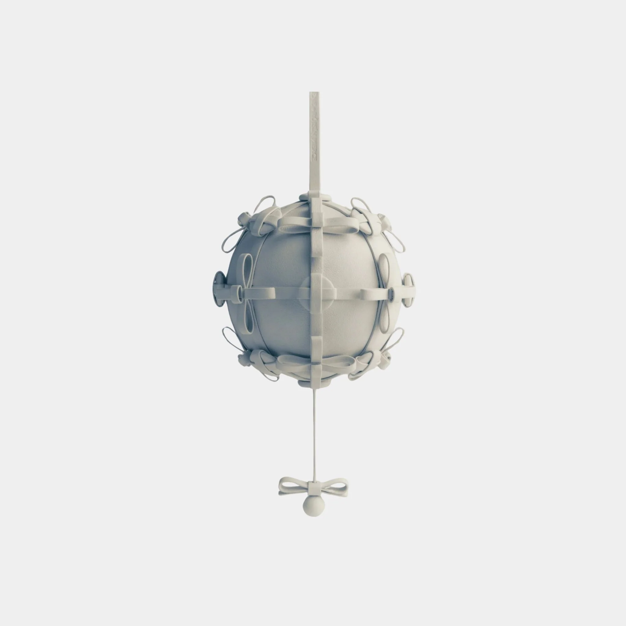 Button Bow Sphere Handbag - Image 4
