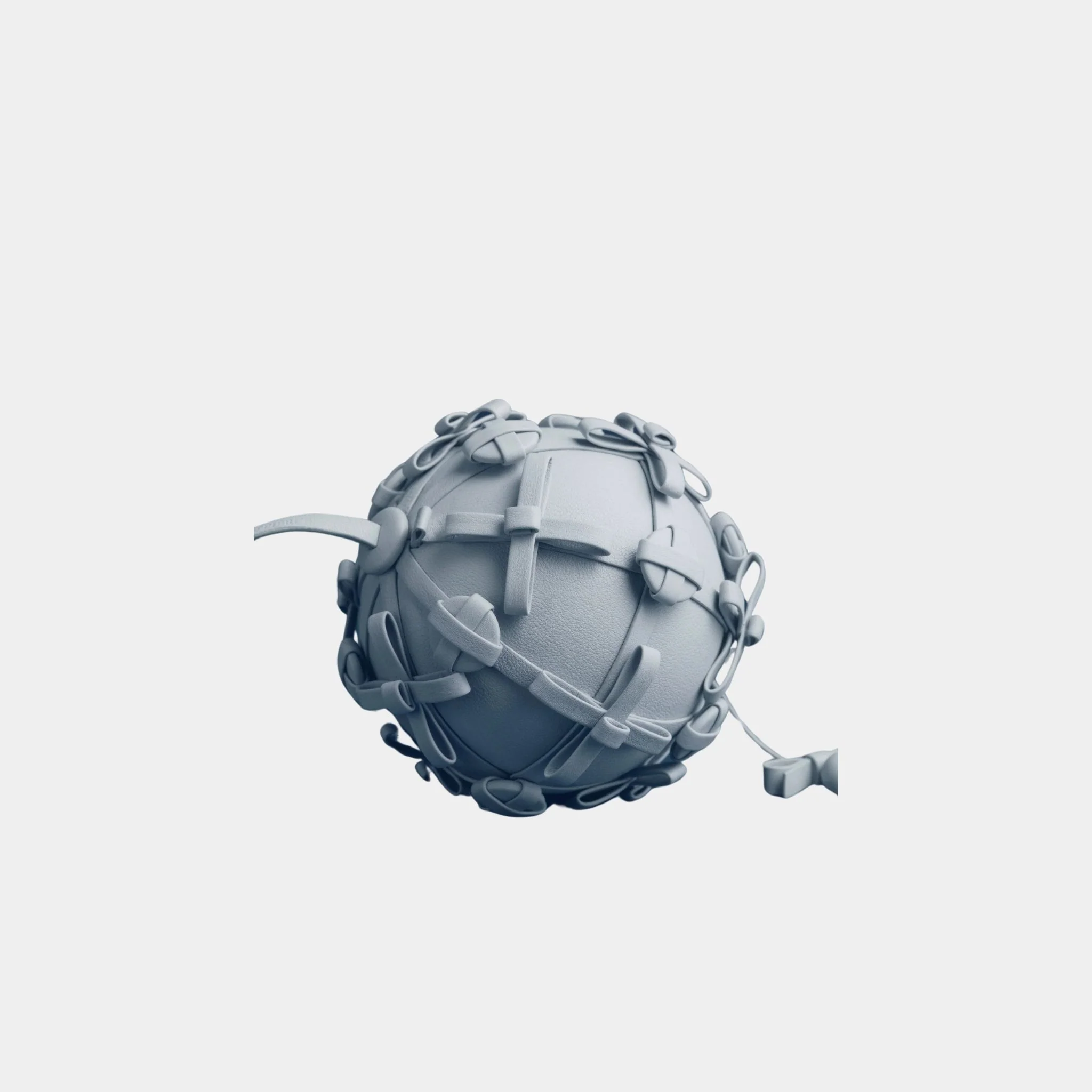 Button Bow Sphere Handbag - Image 8