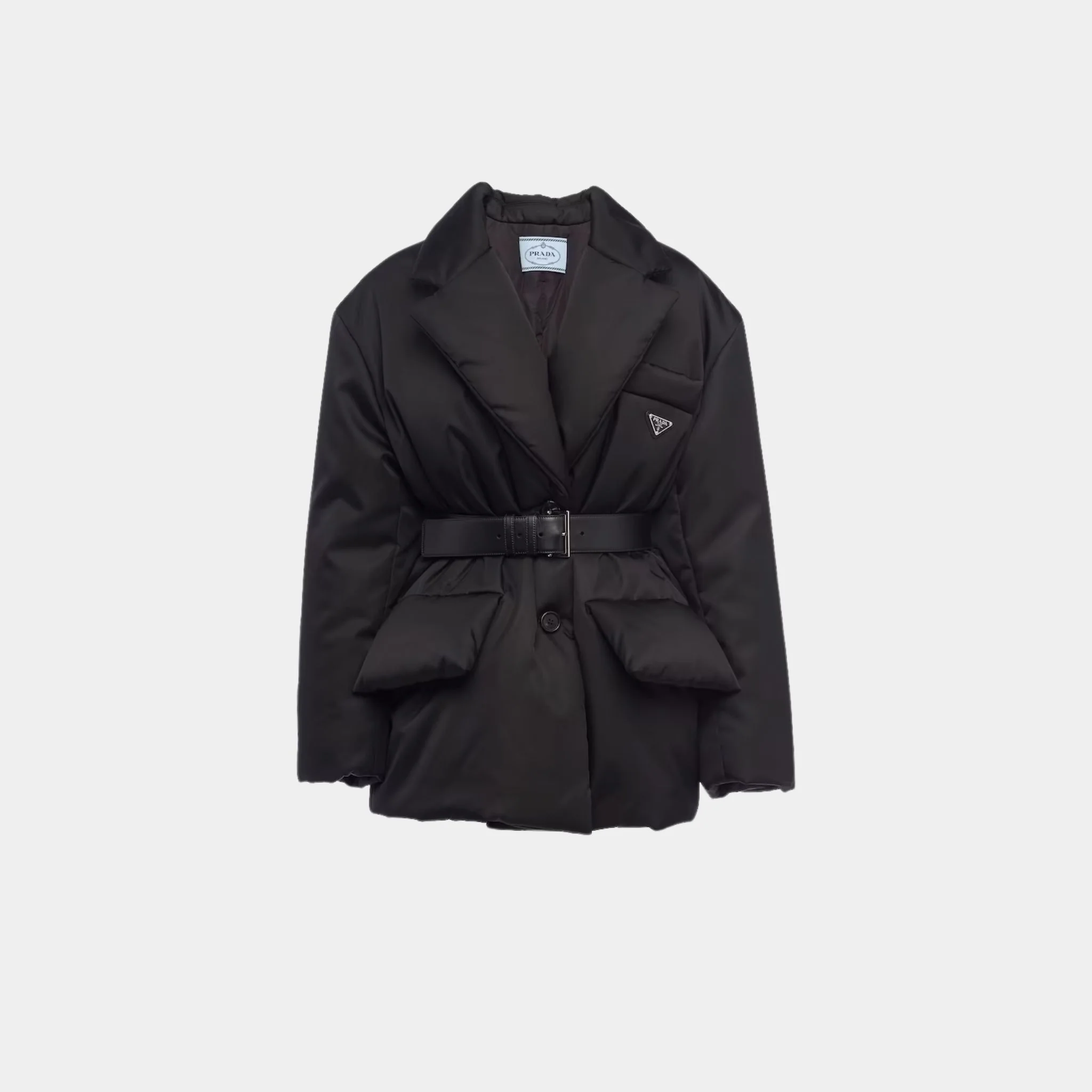 Black Re-Nylon Down Jacket