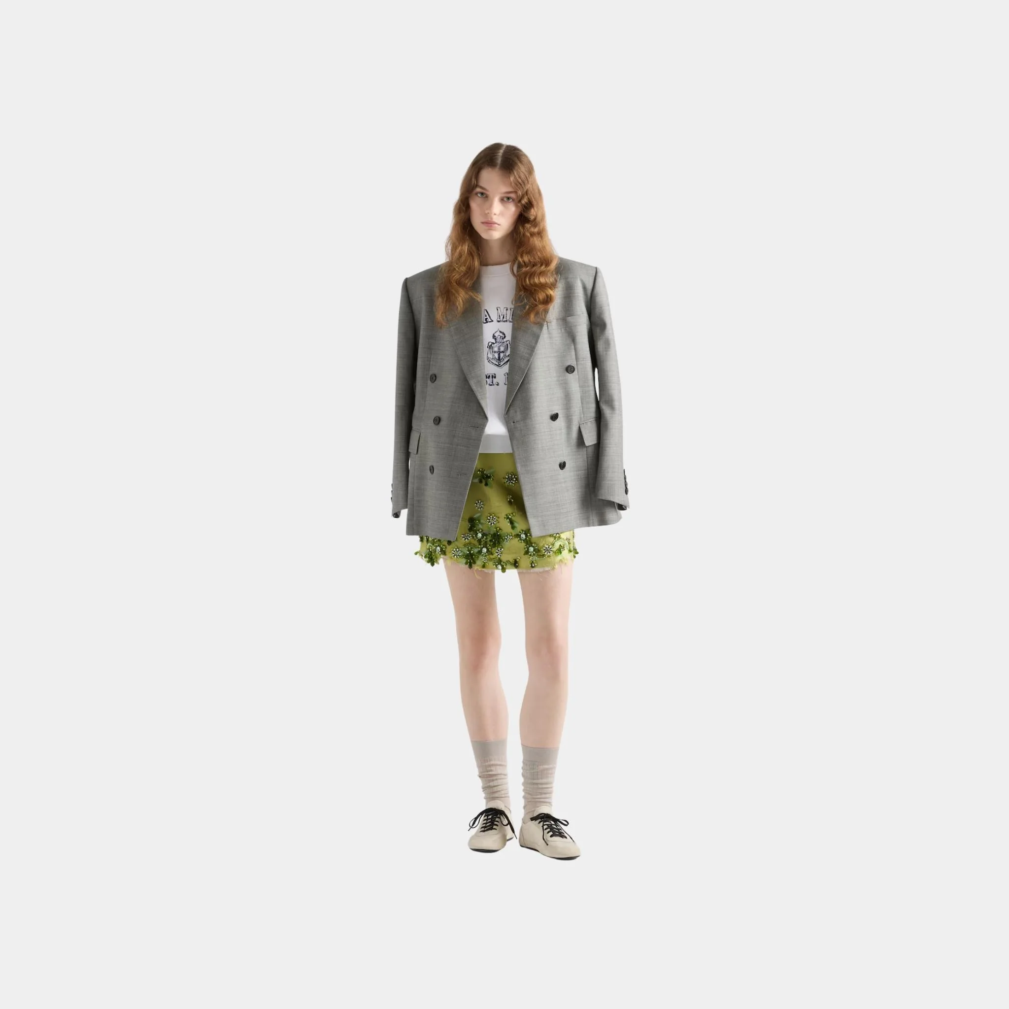 Double Breasted Grisaille Jacket - Image 3