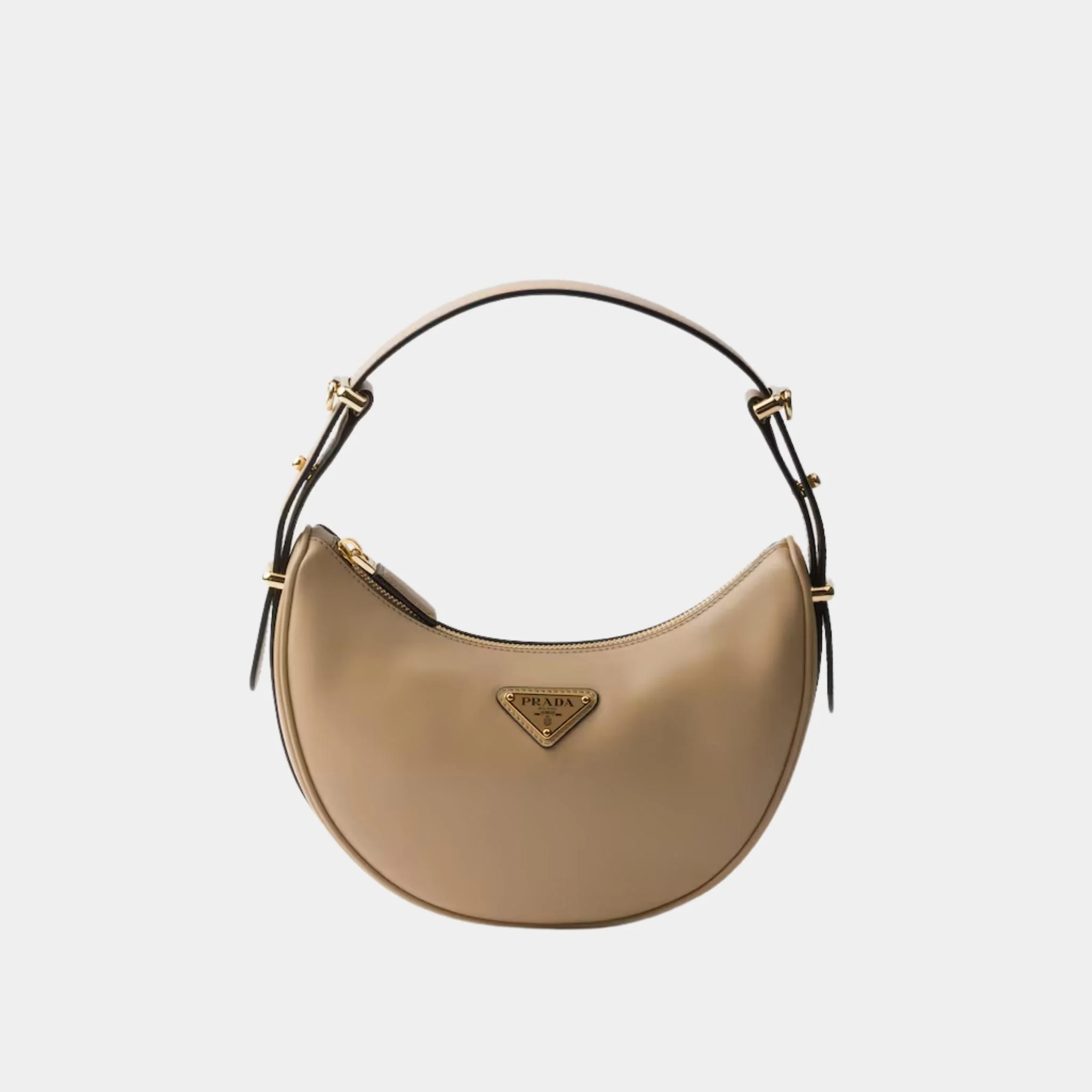 Small Arque Leather Shoulder Bag - Image 10