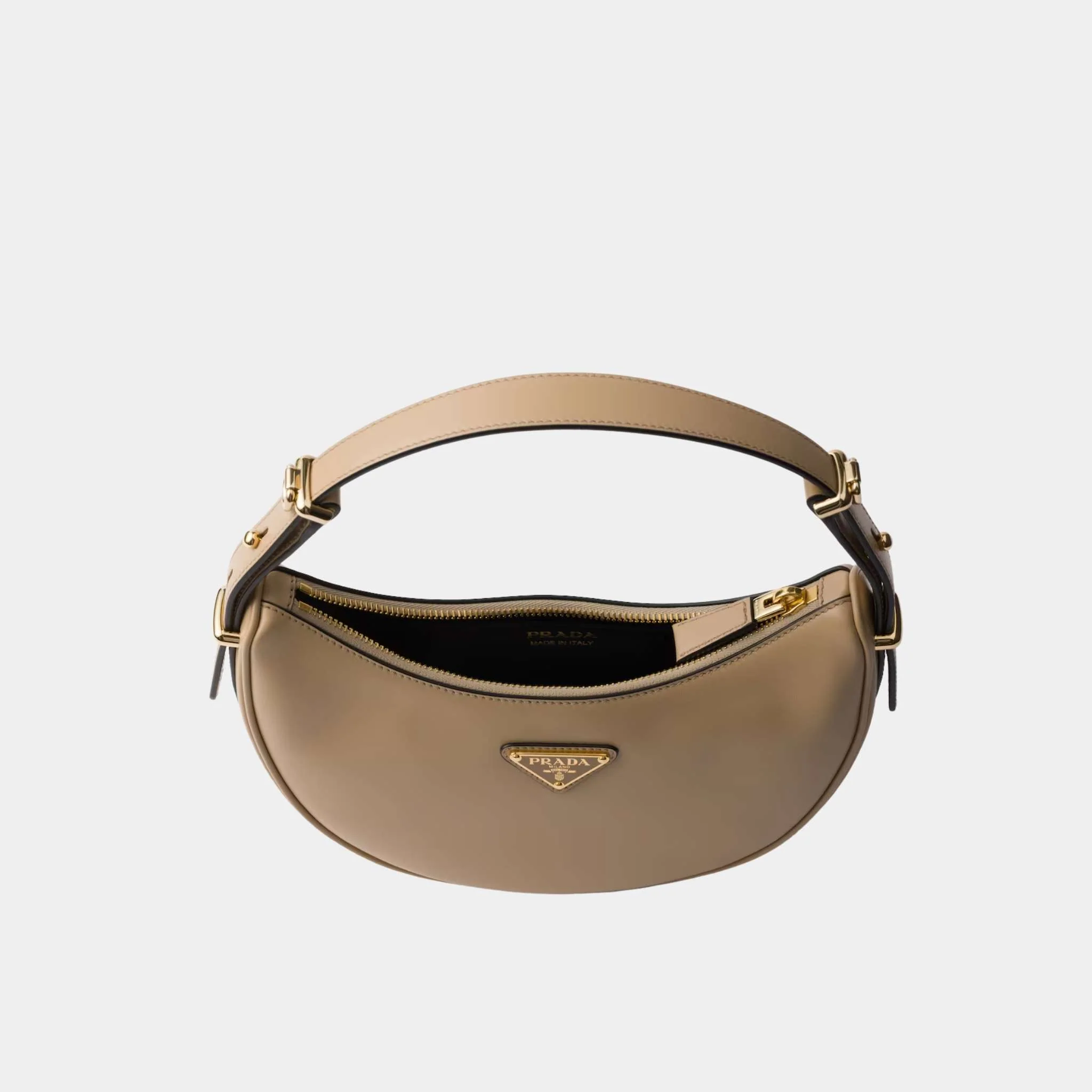 Small Arque Leather Shoulder Bag - Image 11
