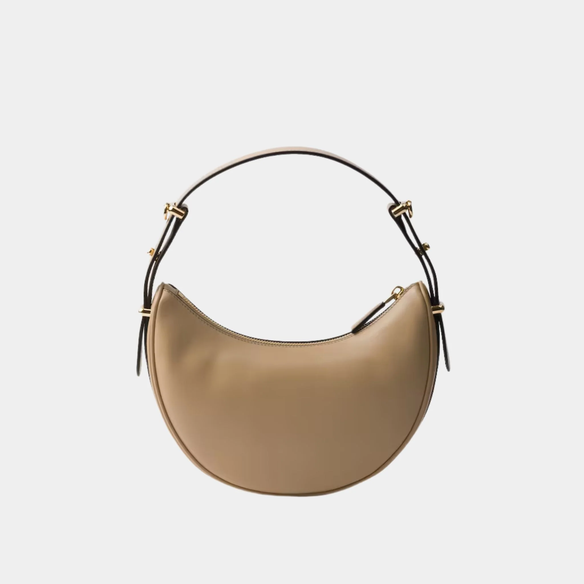 Small Arque Leather Shoulder Bag - Image 12