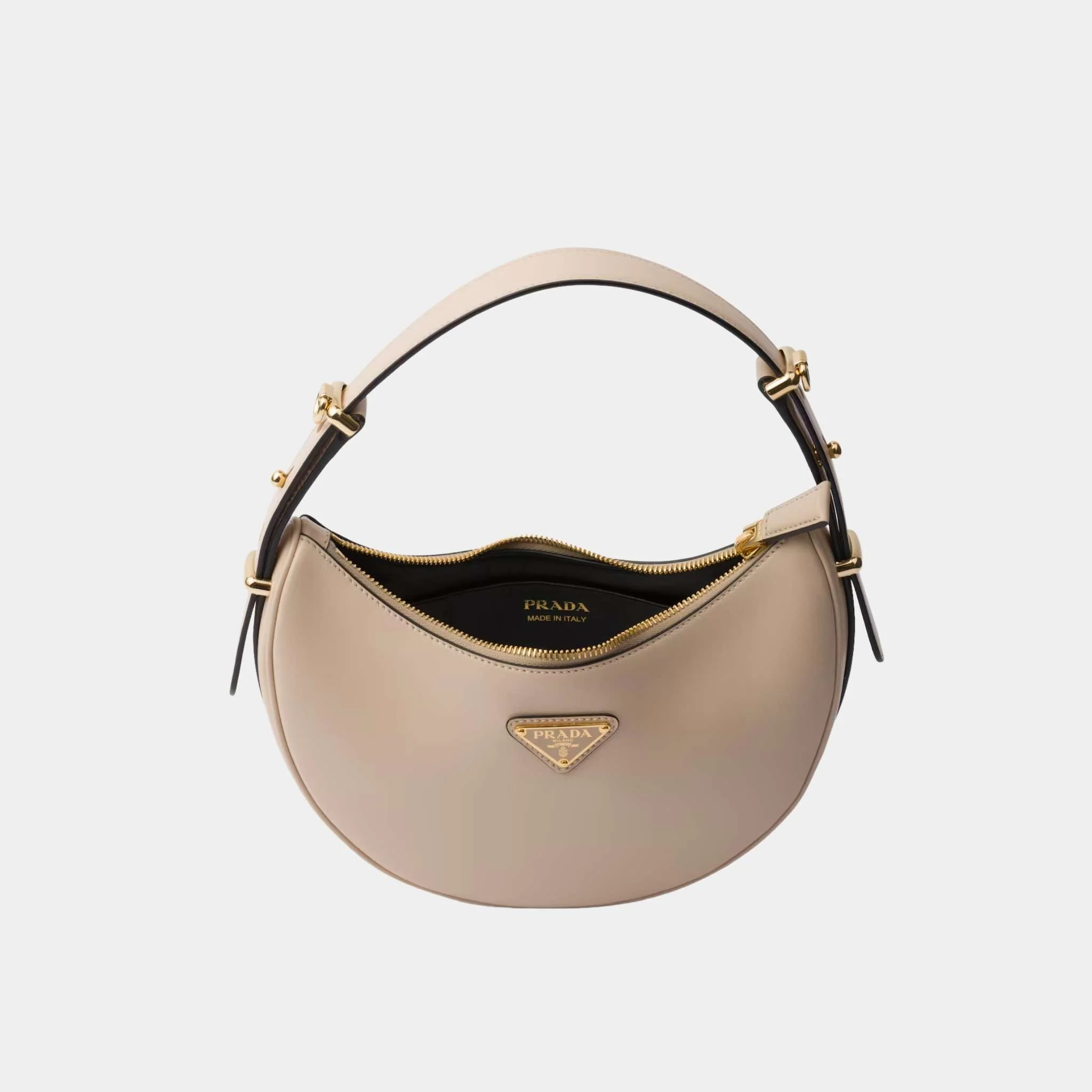 Small Arque Leather Shoulder Bag - Image 14