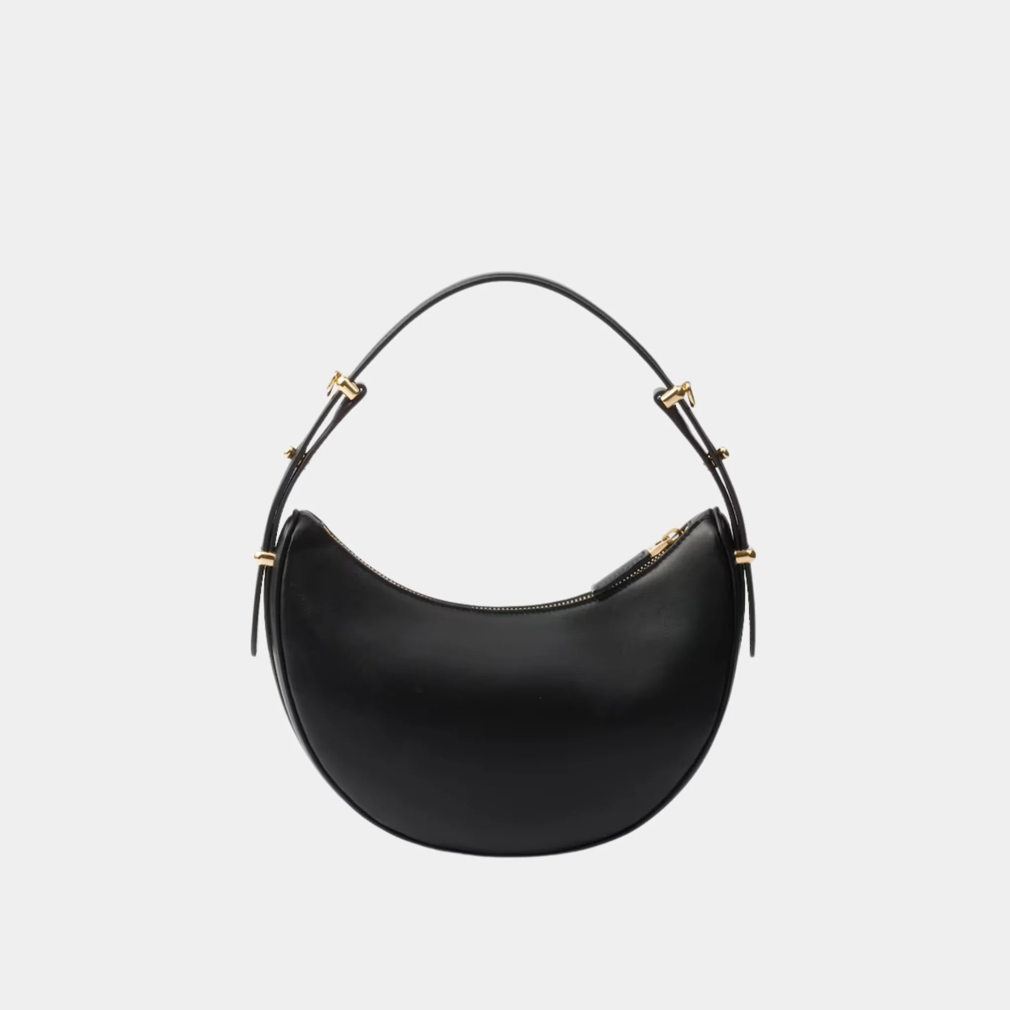 Small Arque Leather Shoulder Bag - Image 3
